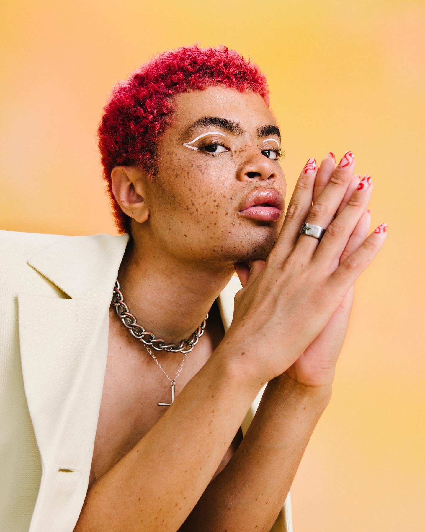 @lookatmyfrecklz in Undertones!! 

Shaheem Anderson (they/them)
Shaheem is a free spirit who transcends the way society expects them to live their life. At their core, self-love prevails and allows them to rise above anyone else&rsquo;s opinion or ex