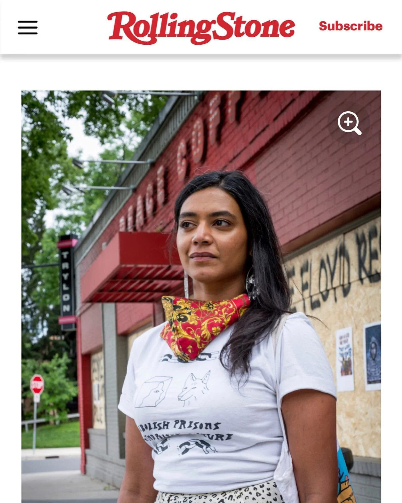 Thank you @ninarobinsonphoto and @rollingstone for featuring some of the voices in healing justice in the Twin Cities with such care, security, and connection to why this work is inherent to re-envisioning the Twin Cities from a place of Black libera