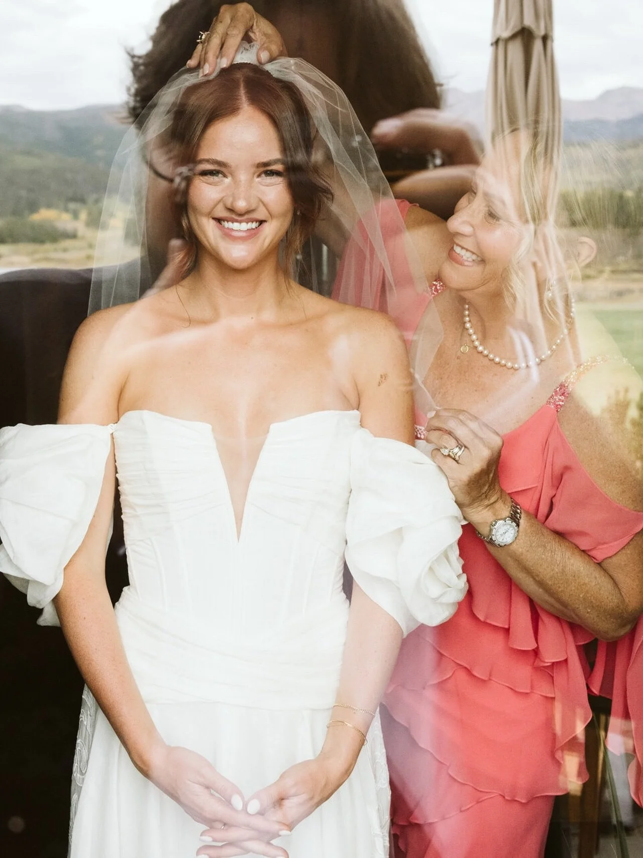 pretty, happy, lil brides 🤍