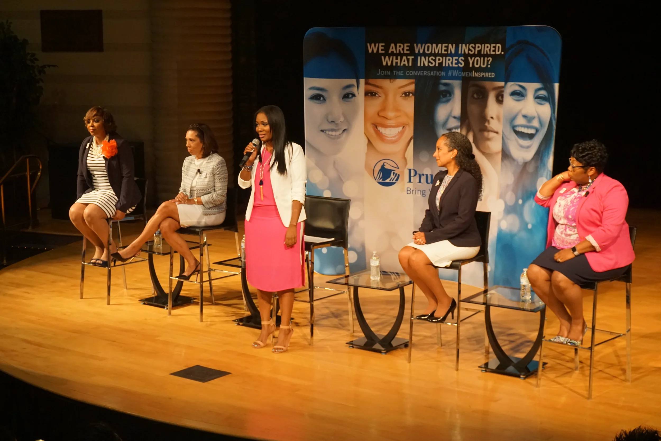 L to R: Khadija Wallace, Martha Newton, Cameka Smith, Avec O'Brien, and Priscilla Williams