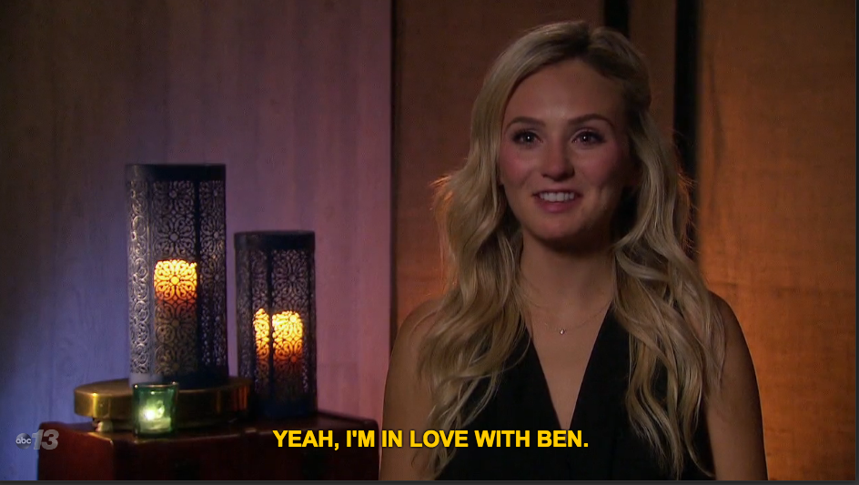 Lauren B. is ruining my bracket by being the front-runner. 