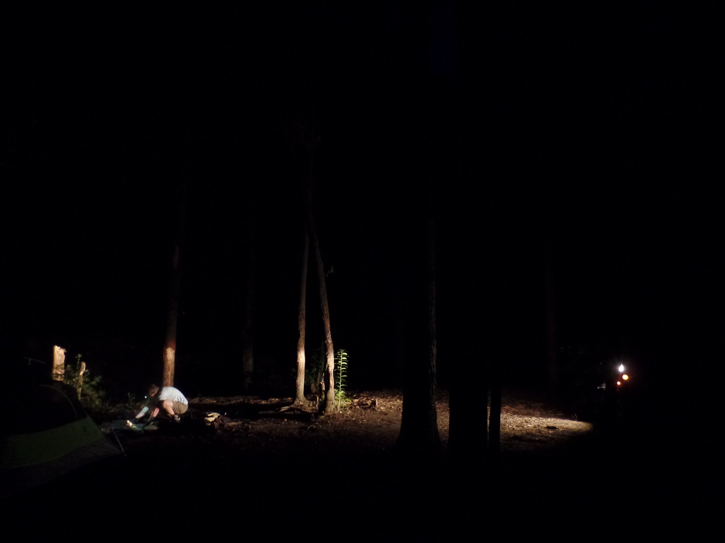 Why yes, it was dark as hell. 