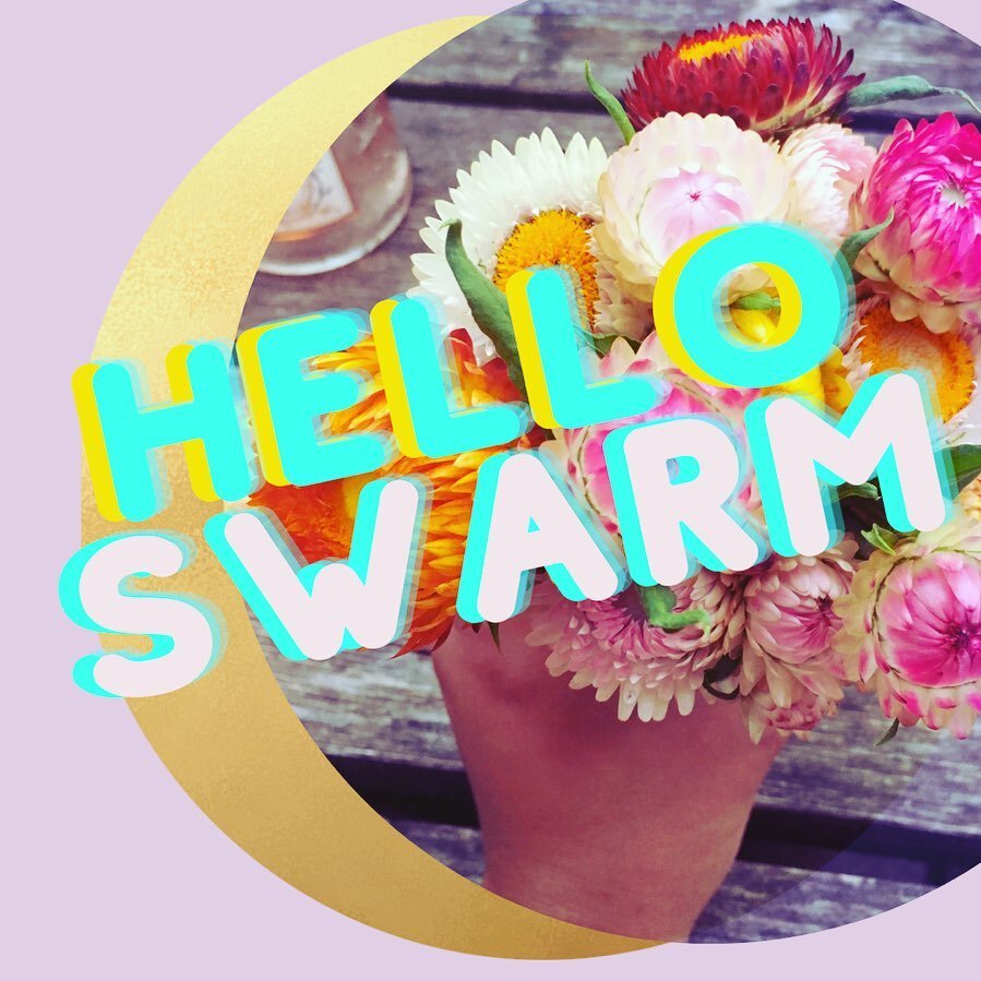 Oh Happy Day!!
SWARM Artist Residency begins today!

We are thrilled to be with you all again! 
Stay tuned for highlights, morning pollen, and much more!
|
|
|
Swarm is committed to creating accessible, radically inclusive, safe, and nourishing space