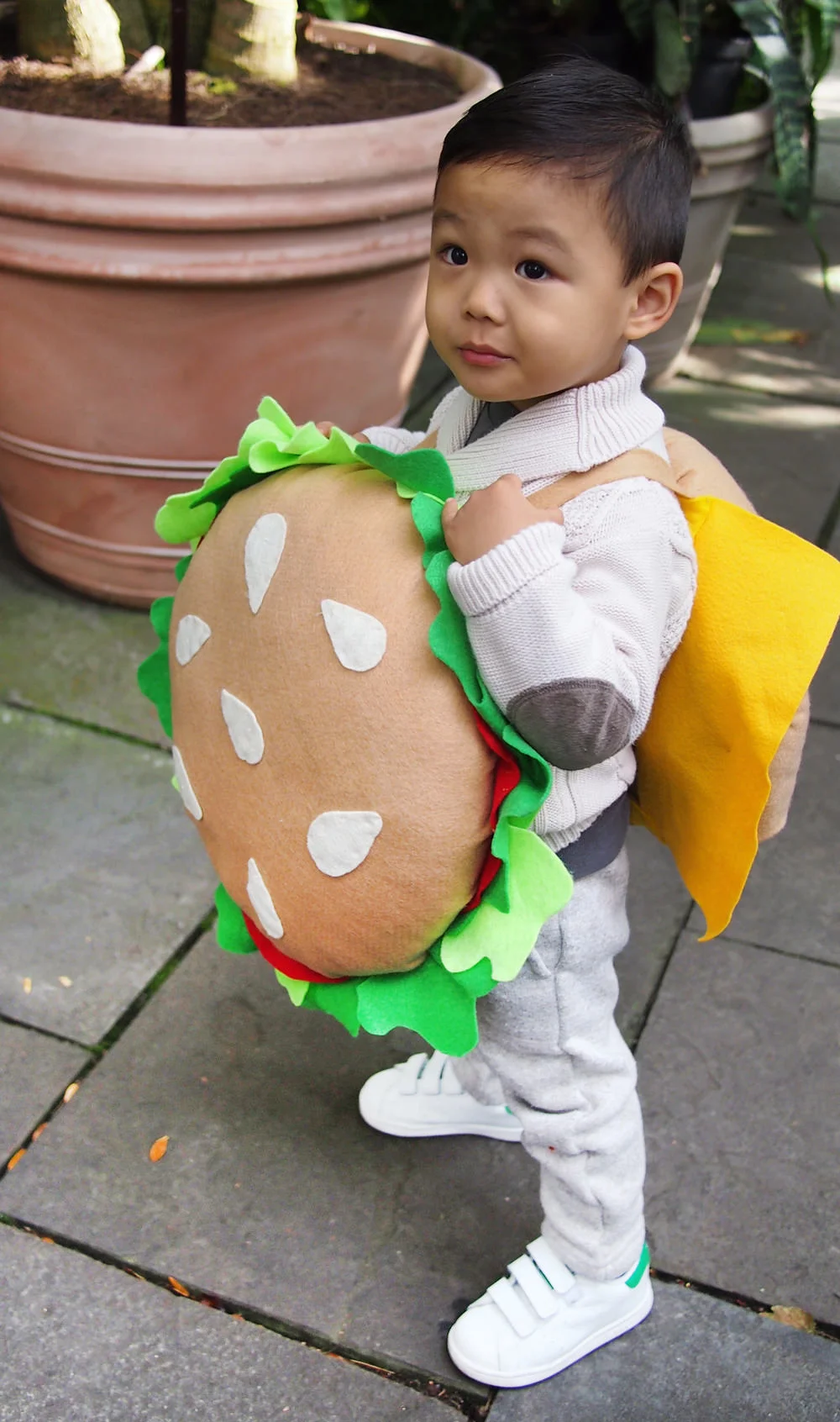 Costume I made for him last year.