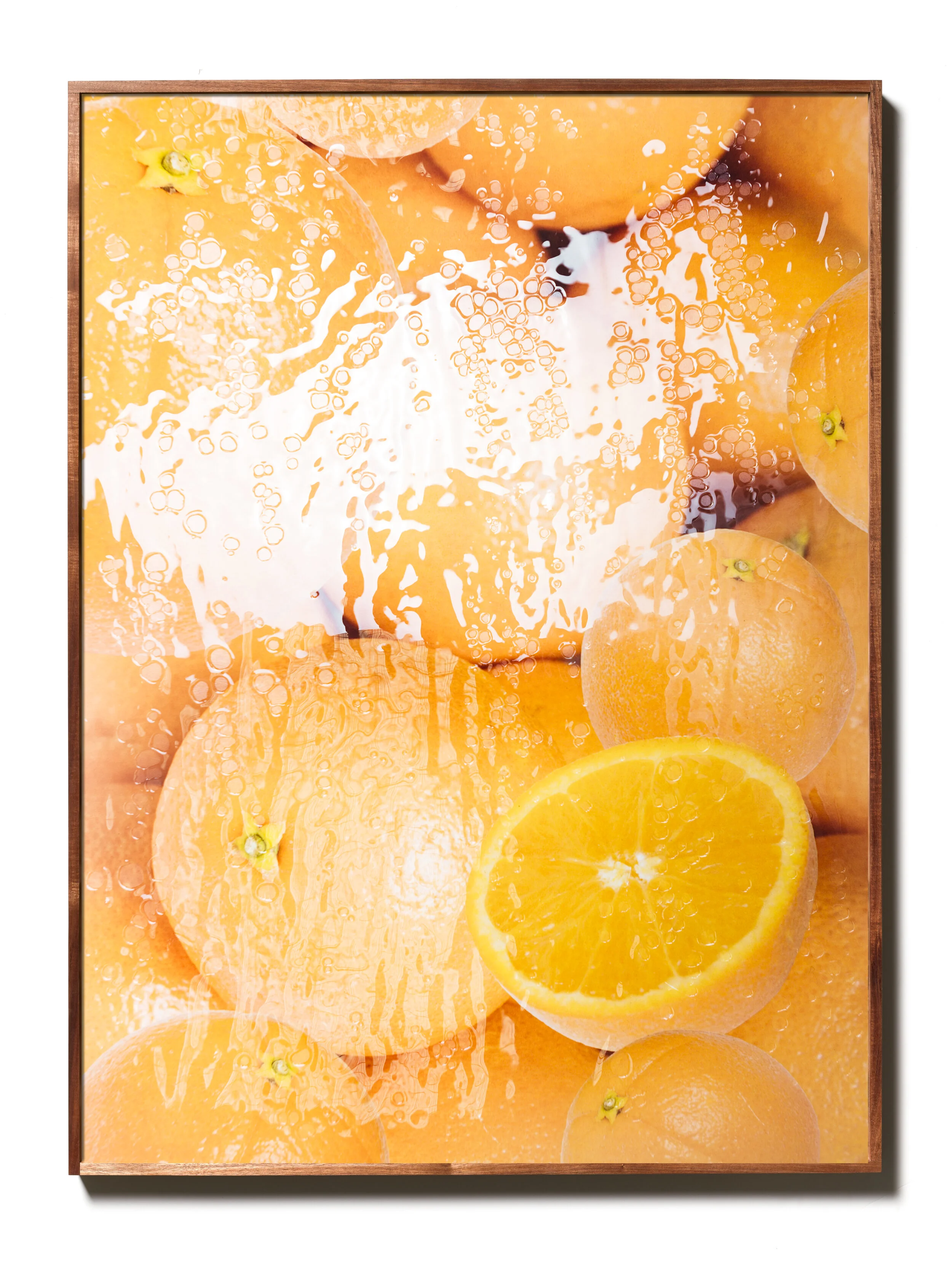   Microdermabrasion Wax Peel    80 x 110 cm type C print  Custom blackwood frame  Museum glass 