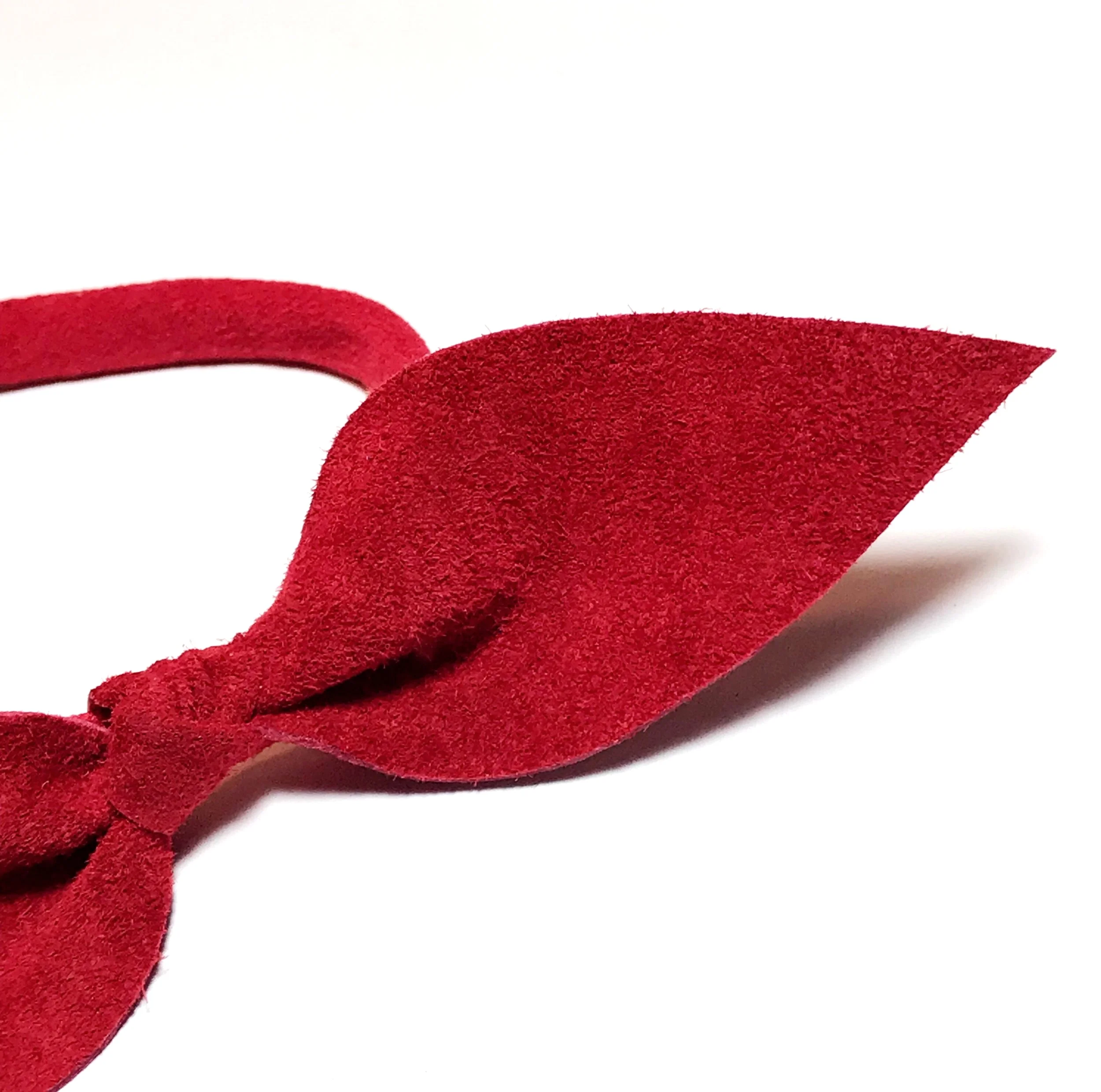 Winter Color Leather Feather Headbands