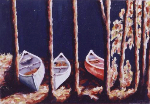 Tweedsmuir National Park canoes