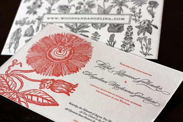 Angelina & Woody Wedding Invitation