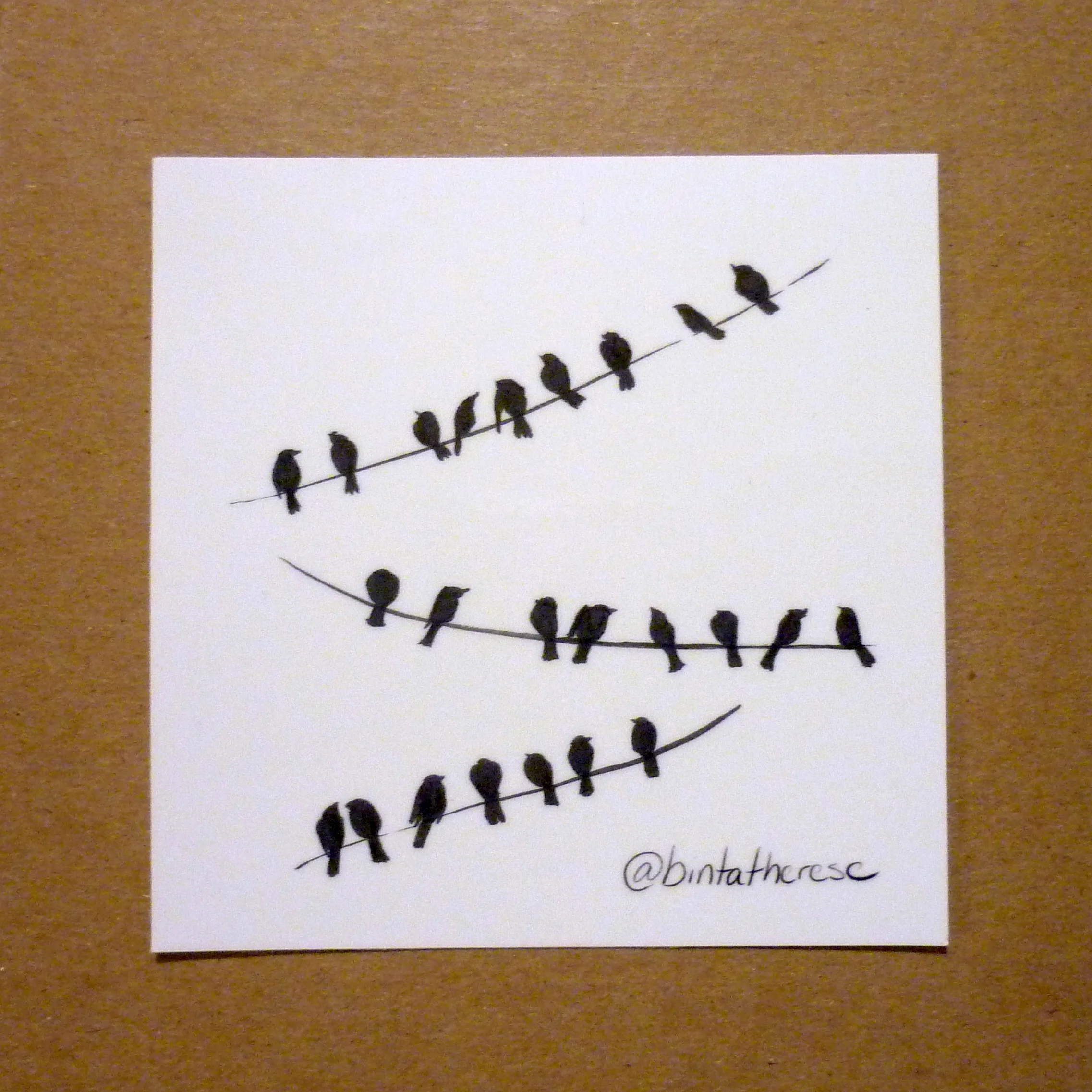 Birds On A Wire Sticker.JPG