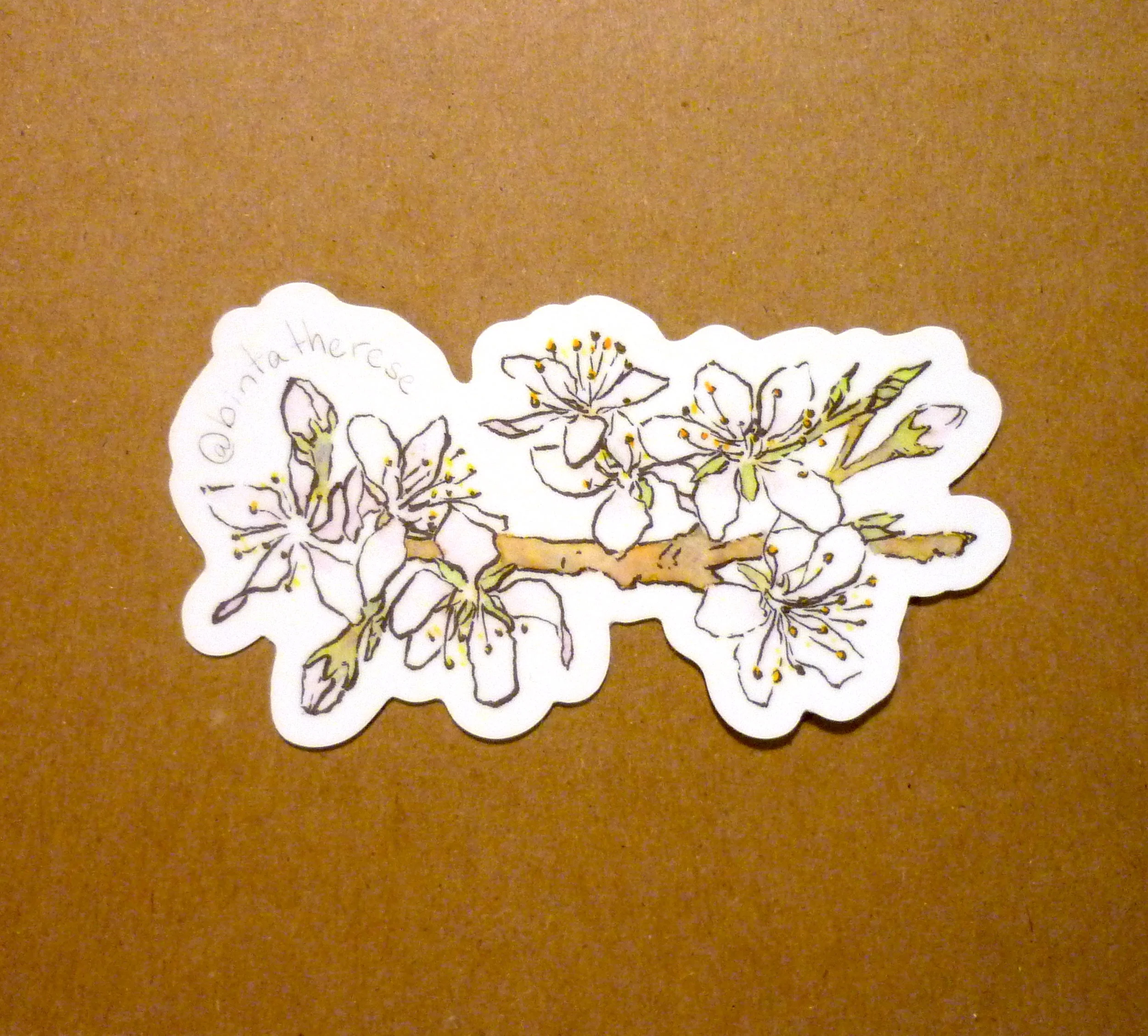 Plum Blossom Sticker.Die Cut.JPG