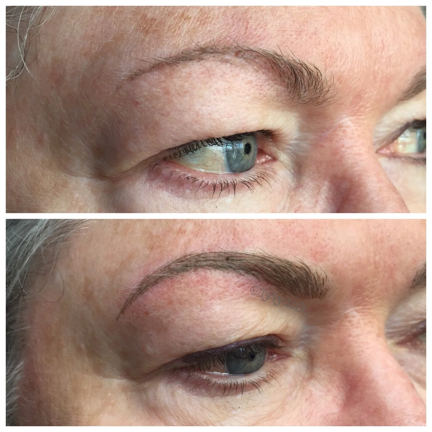 Healed Microblading and Touch-up