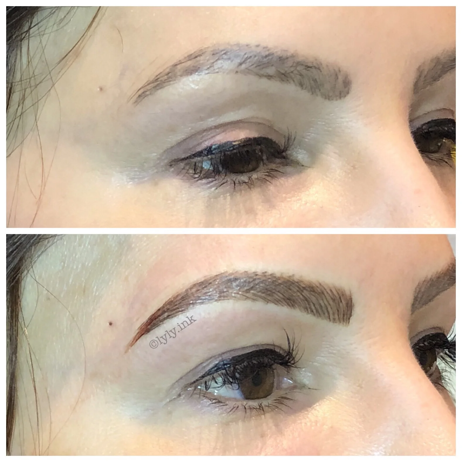 Reworking existing microblading (done elsewhere)