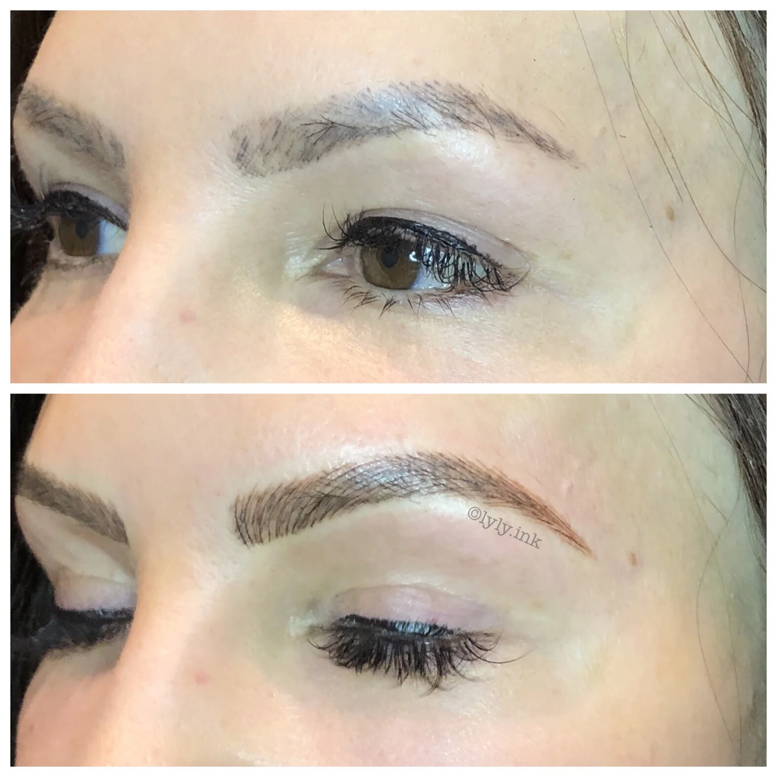 Reworking existing microblading (done elsewhere)