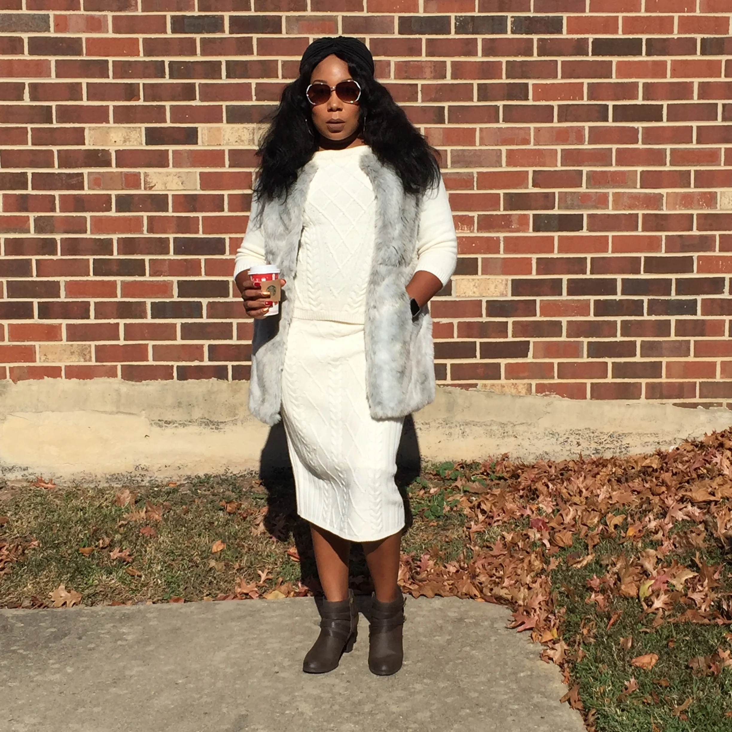 Turban & A Sweater Set