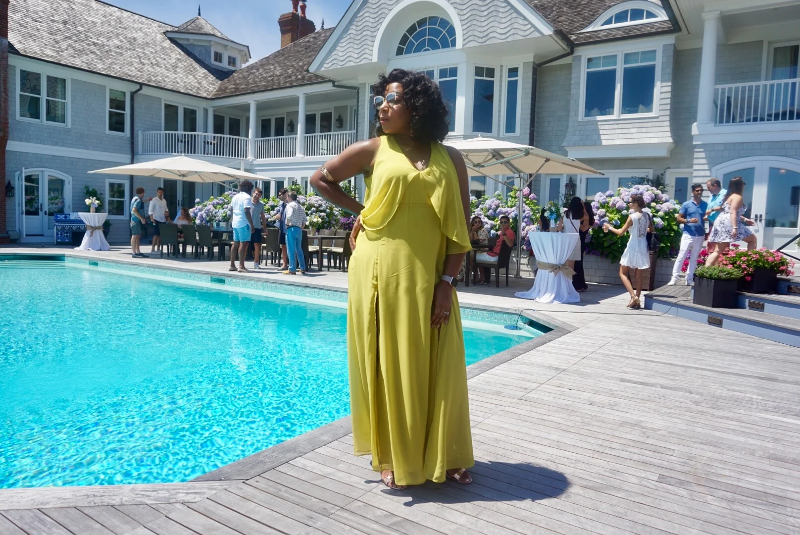 Purewow & a Pretty Yellow Dress in the Hamptons
