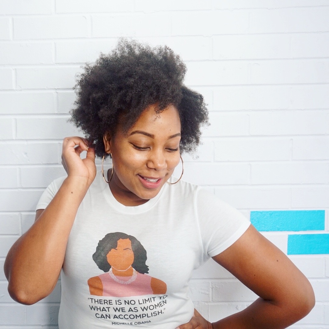 "There is no limit to what WE AS WOMEN can ACCOMPLISH." - Michelle Obama