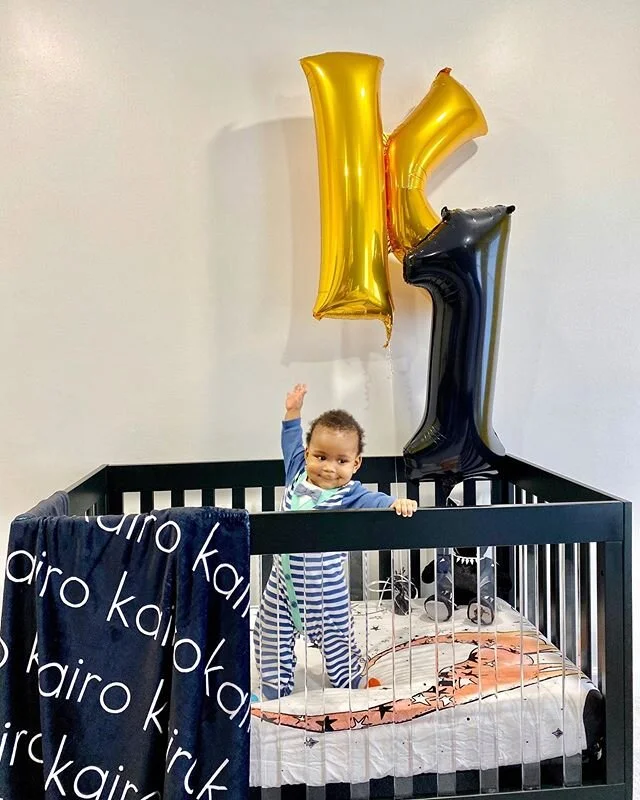 Happiest 1st Birthday, Kairo! 🎈
(It was Wednesday☺️)
&mdash;&mdash;
To my beautiful black boy,
You are such a handsome, brilliant, funny + fun loving person. I pray the world gets to see your brilliance the way your father + I do. One day, we will s