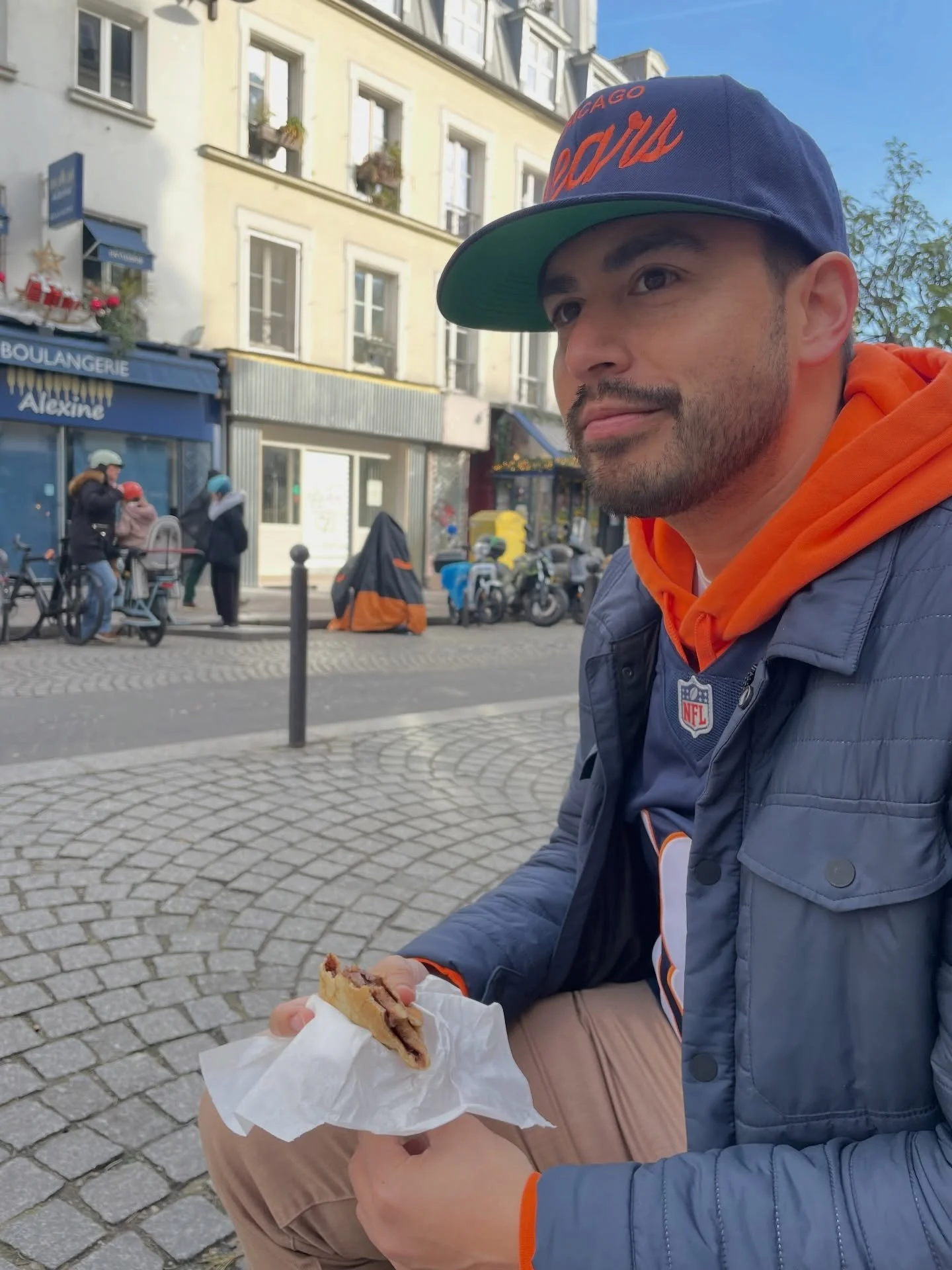 Europe 2026: Just The Food Edition

1) one final crepe in Paris looking obnoxiously American in full Chicago Bears garb 
2-4) Dishoom London lived up to the hype 
5) a local brew called Neck Oil 
6) traditional English breakfast 
7) traditional Engli