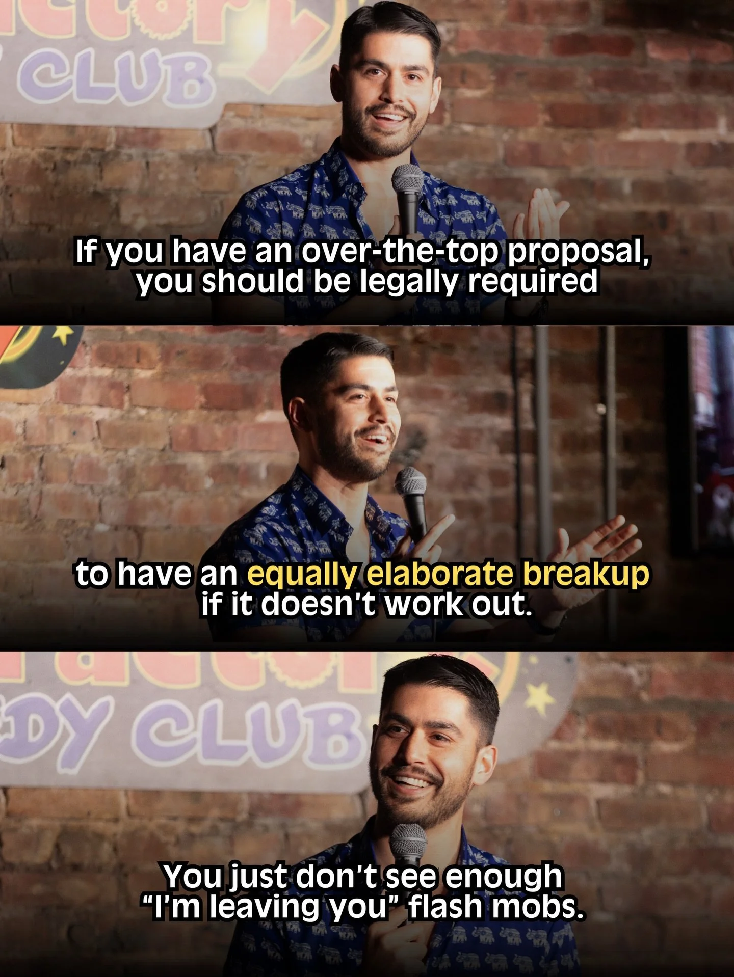 Are flash mobs still a thing? If not, we should definitely bring them back for this🕺🏽💔

ON TOUR:
2/15: HOUSTON, TX 3/14: GREAT BARRINGTON, MA*
3/21: PROVO, UT
3/22: SALT LAKE CITY, UT*
3/26: NEW BRUNSWICK, NJ*
4/21: CHICAGO, IL  4/25: CHANDLER, AZ