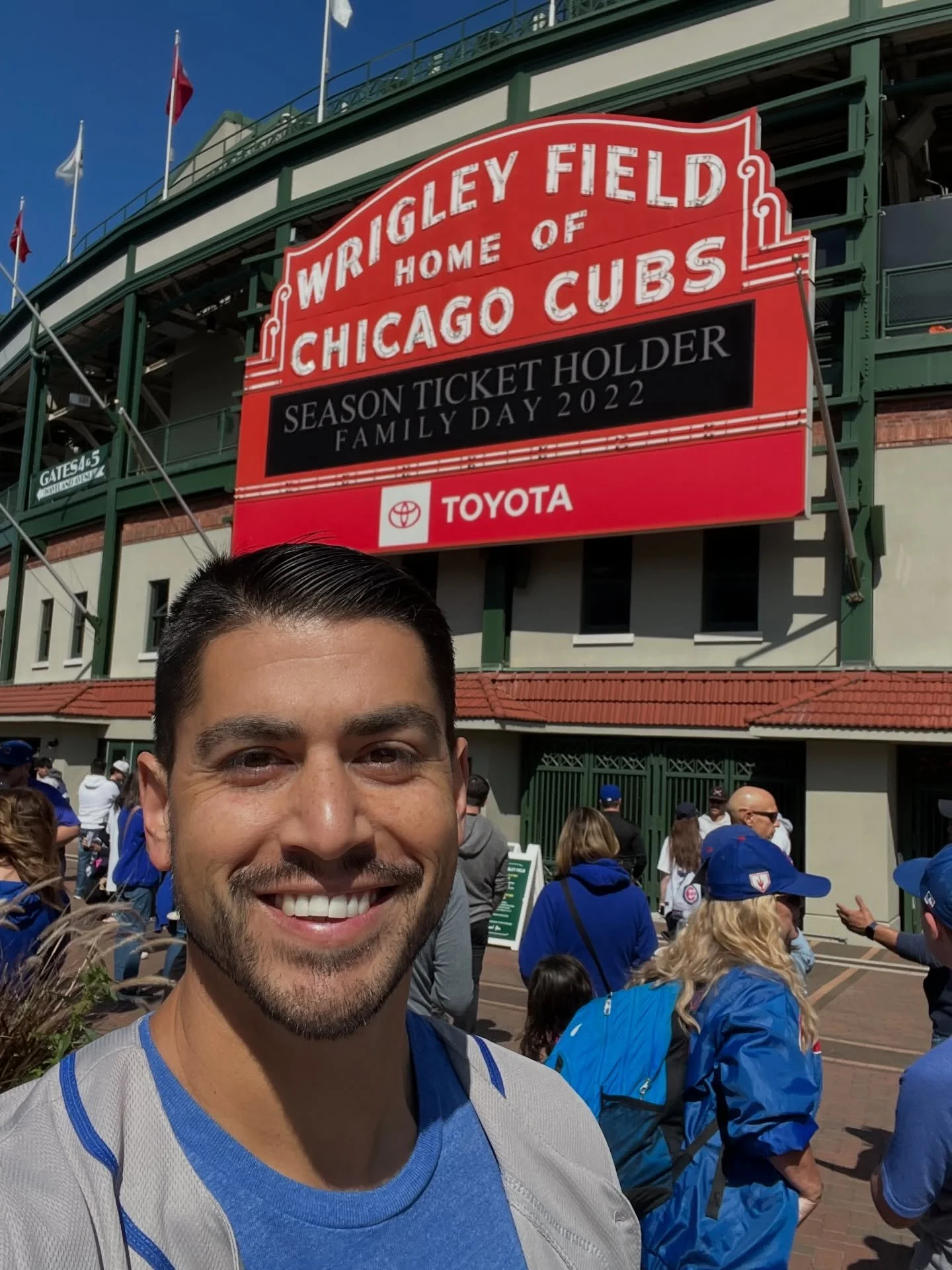 ⚾️ IT&rsquo;S HAPPENING!!!⚾️ 

Happy Opening Day to all who celebrate! I&rsquo;ve loved the Cubs for 30 years and if these photos are any indication, the friendships baseball has provided me make it worth all the suffering.

(And hey, it did work out