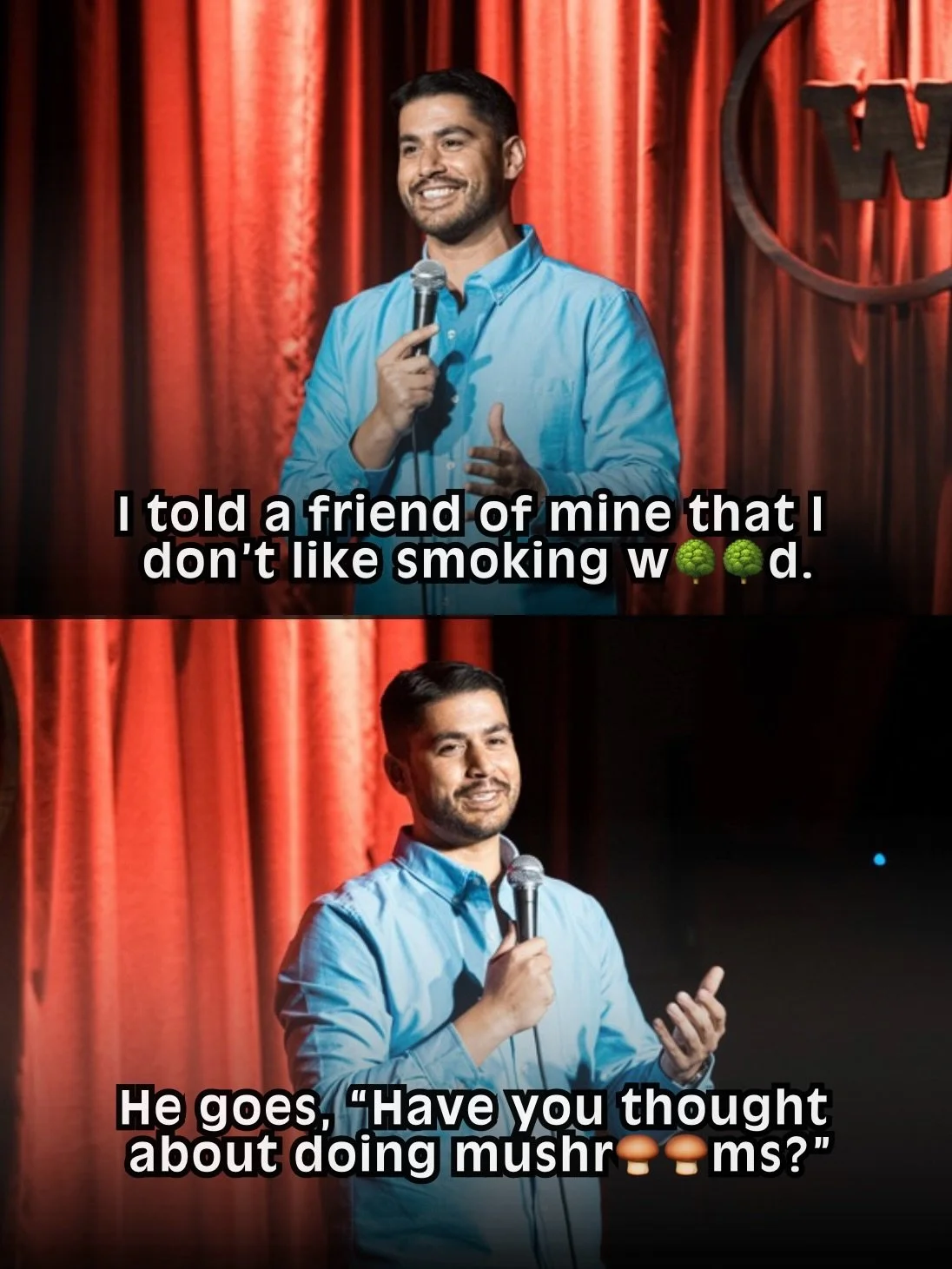 Holding space on 4/20 for all the other lightweights out there 🙏🏽😅

ON TOUR:
4/21: CHICAGO, IL 
4/25: CHANDLER, AZ
4/27: SAN DIEGO, CA*
4/28: LOS ANGELES, CA
5/1: BOSTON, MA

*recently added

#comedian #standupcomedy #lightweight