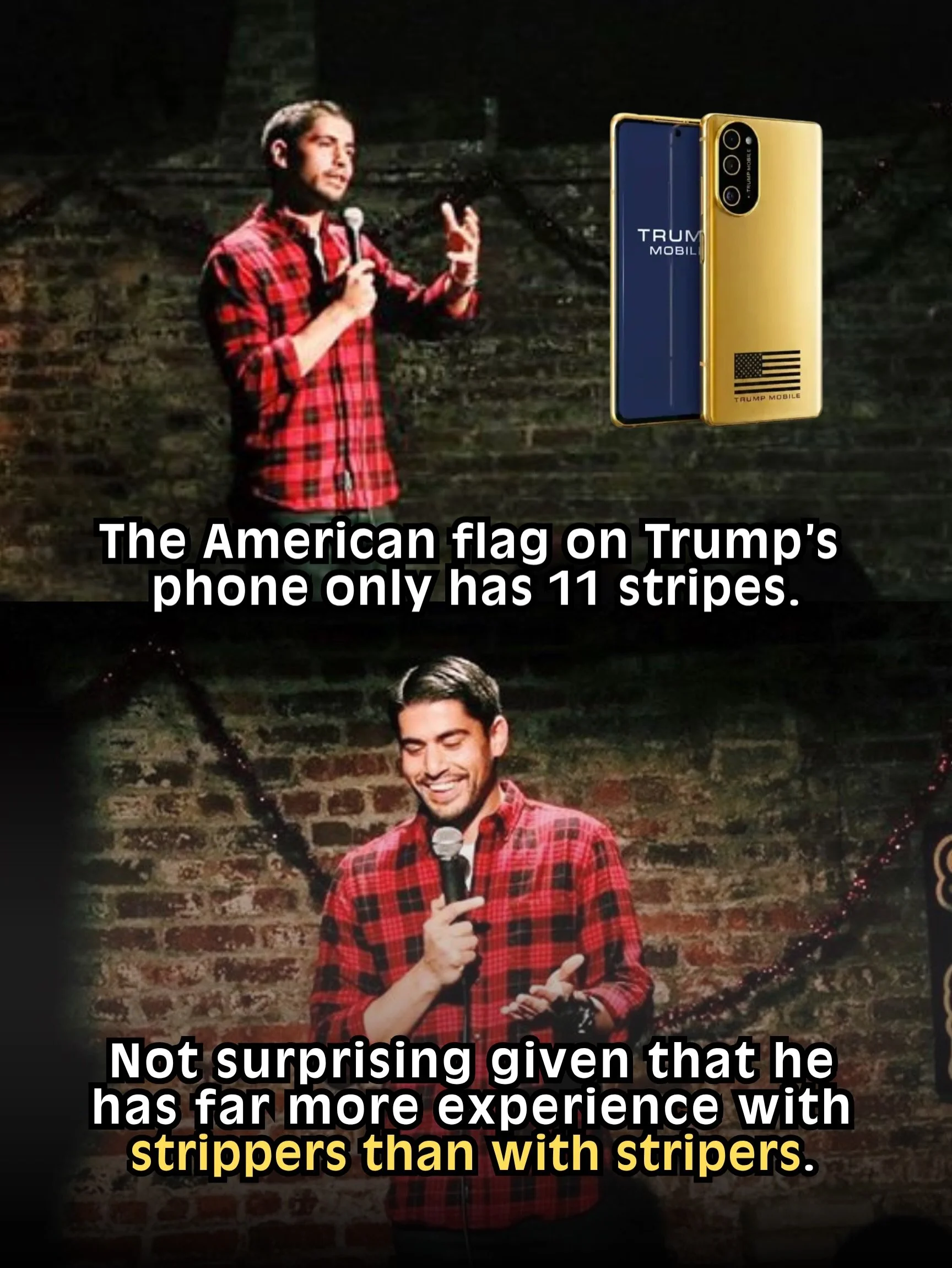 Use promo code EPSTEIN for 10% off your order 📱

#comedy #standupcomic #comedian #trumpmobile #america