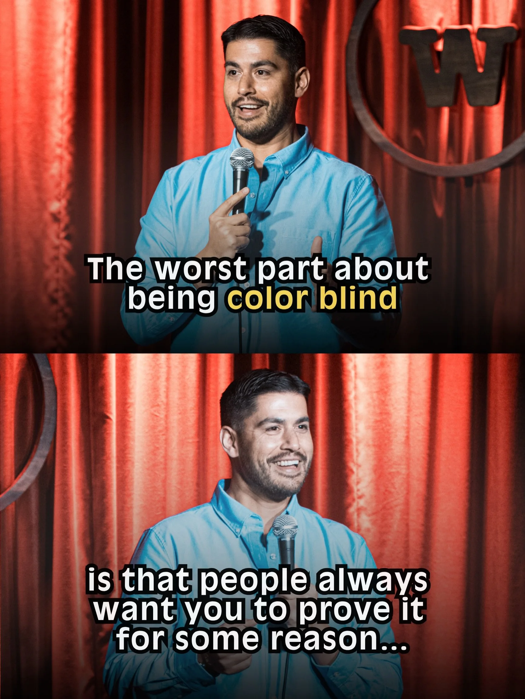 Why would I be lying about this? 😅

#colorblind #colorblindness #comedy #comedian #standupcomic

ON TOUR ‼️ 
7/29: WASHINGTON, DC
8/14-15: MONTREAL, QC*
9/12: EASTON, PA*
11/7: PHILADELPHIA, PA* 
*recently added