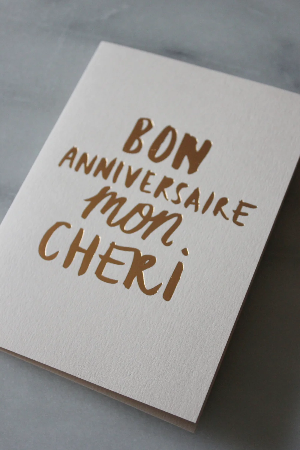Bon Anniversaire Mon Cherie Card Amande Et Cie