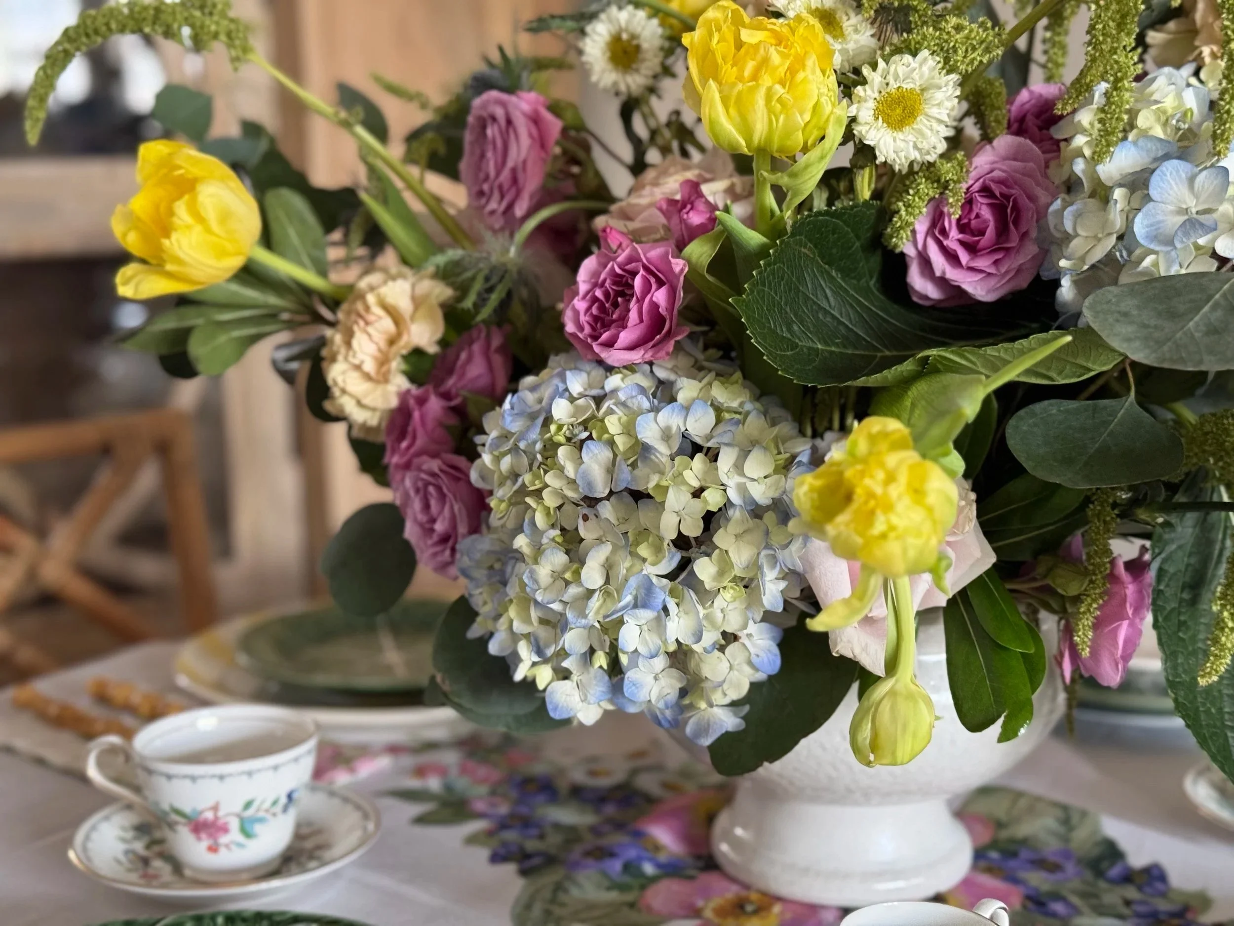 Spring Floral Arrangement by Amande et Cie