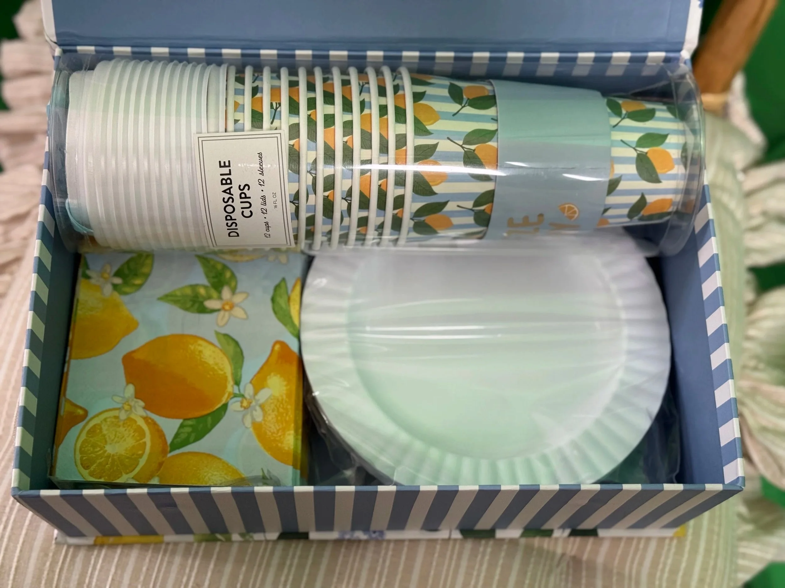 Amalfi Lemon Party Box (Decor Kit)
