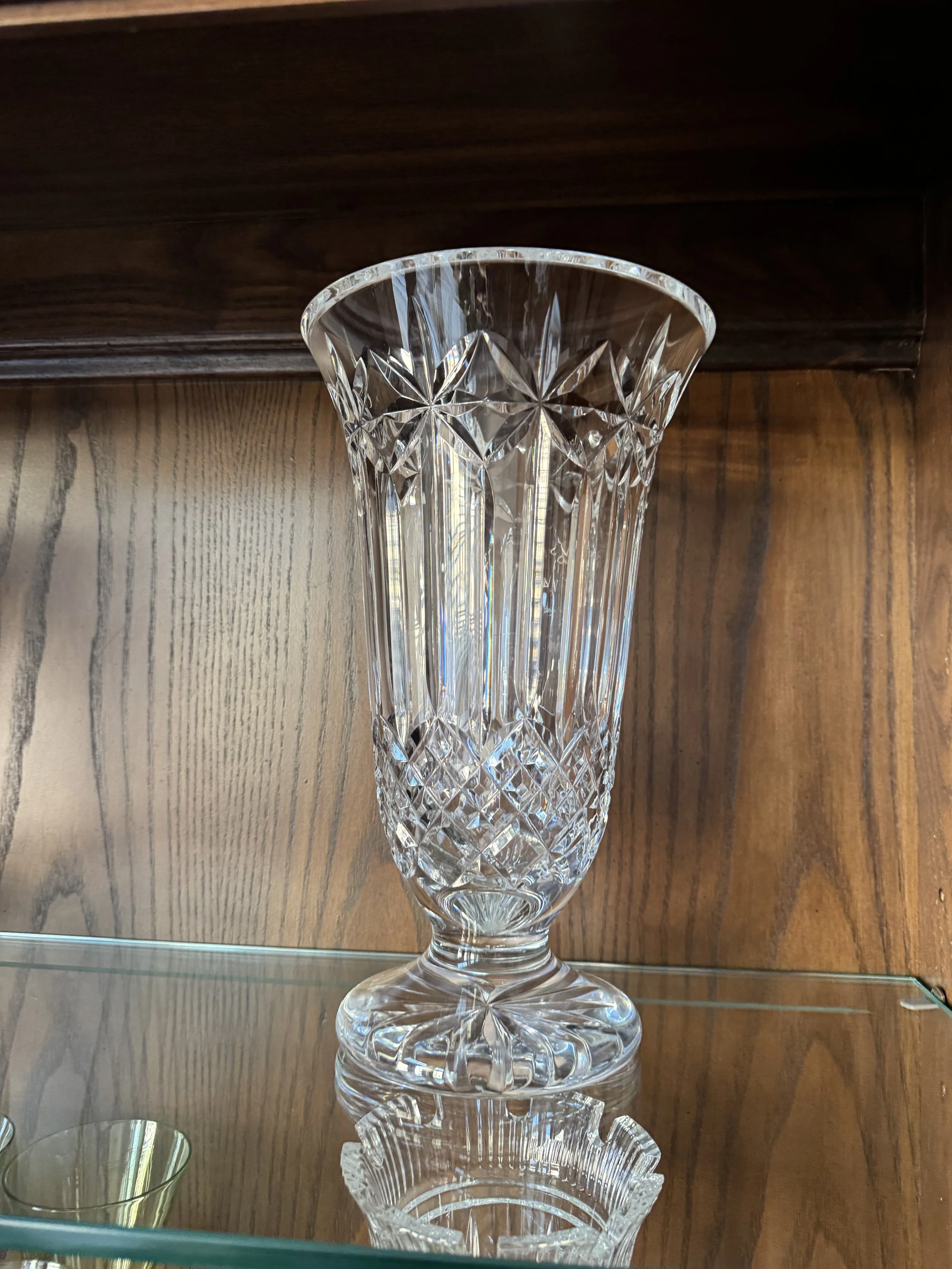 Vintage Waterford Crystal Balmoral Vase 12" -- Limited Edition