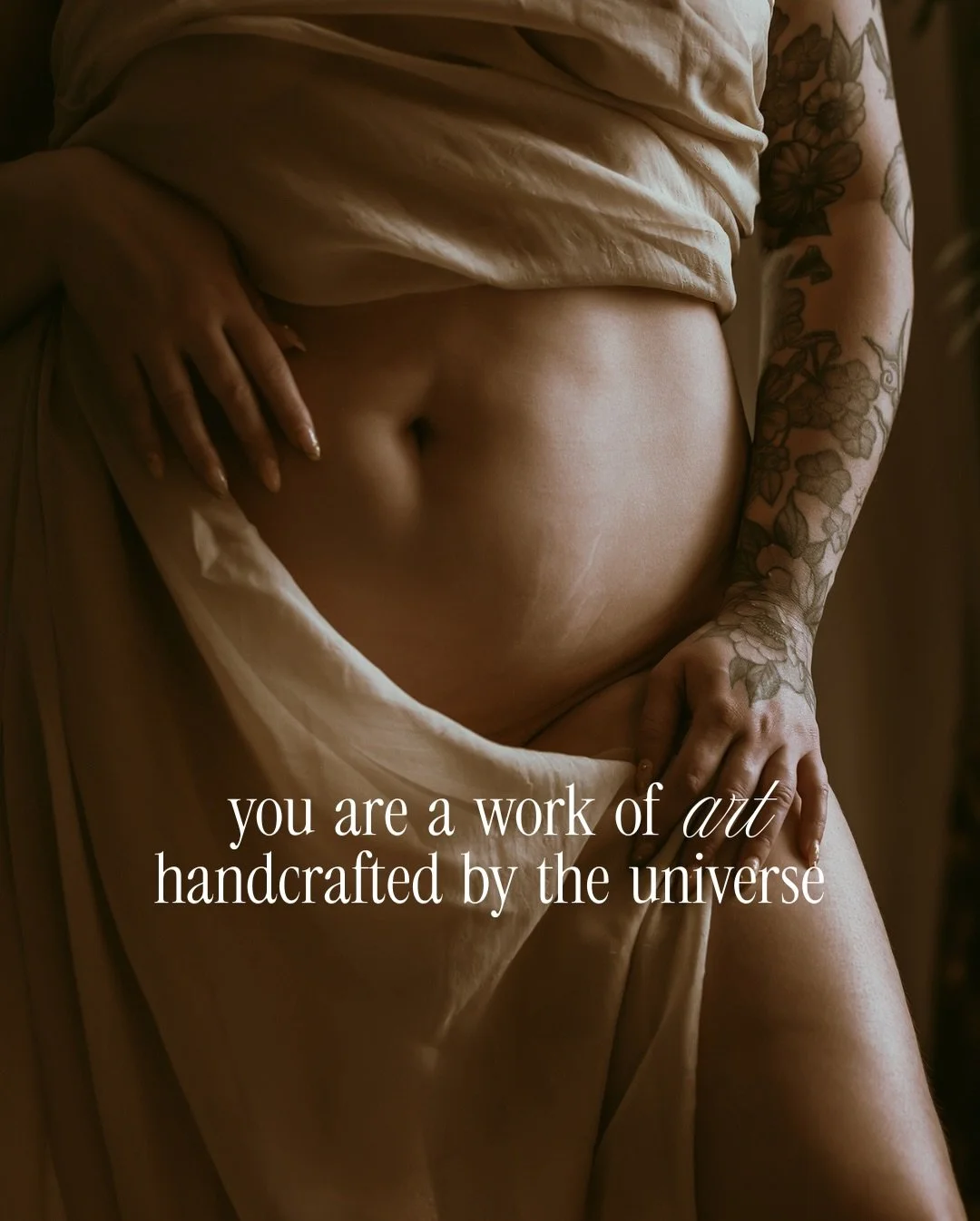 BEING ALIVE IS THE SPECIAL OCCASION. 

You had a 1 in 400 trillion chance of ever existing. 

1 in 400 trillion. 

And here you are. 

Handcrafted from the universe. 

A literal creation of the cosmos. 

All your rolls, textures, scars &mdash; a piec