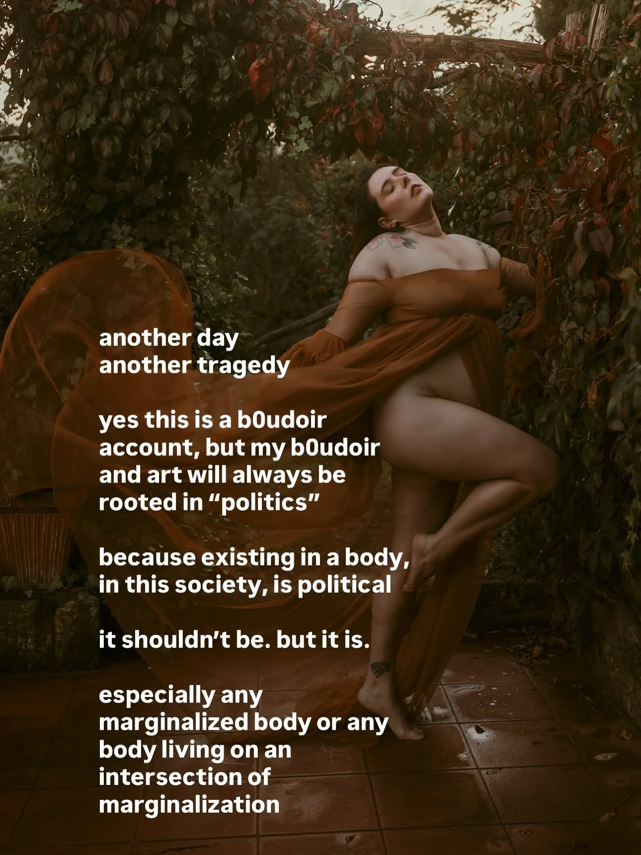 Working with bodies comes with the responsibility to advocate for the safety of those bodies. 

As a Canadian witnessing the horrors unfold to the south, I want to make it clear what the values of this business are. 

And for my Canadian friends, who