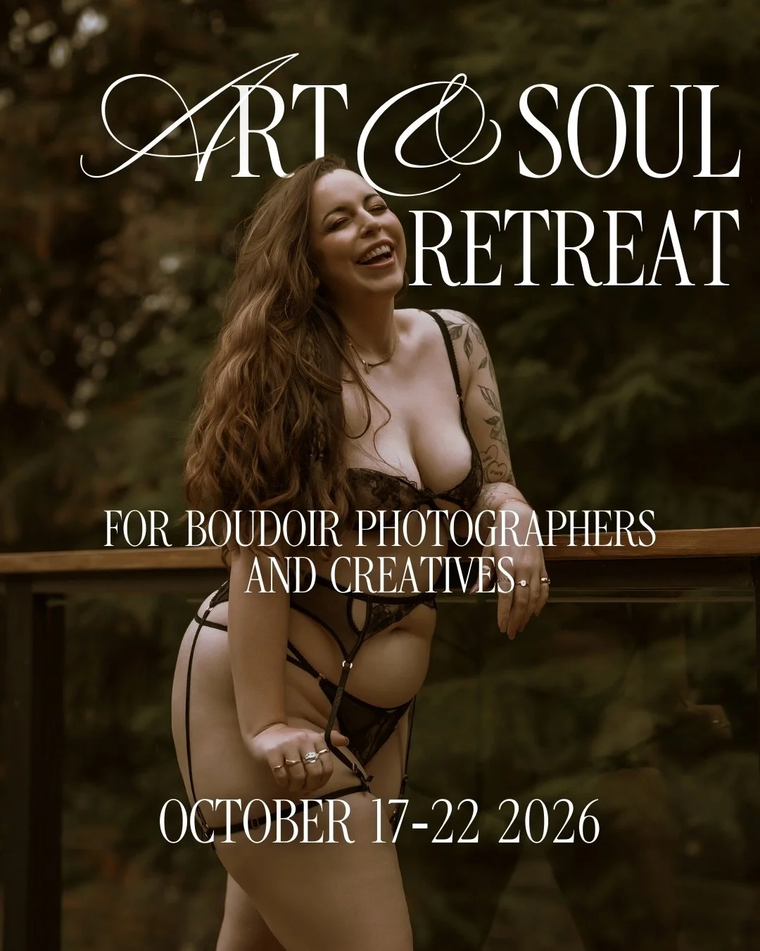 The 2026 edition of the Art &amp; Soul Retreat is open for applications! 

✨ Aka the magical as f*ck retreat ✨

My love letter to boudoir photographers and creatives. A place for the healer to heal, and the artist to become the art. 

📣 this year it