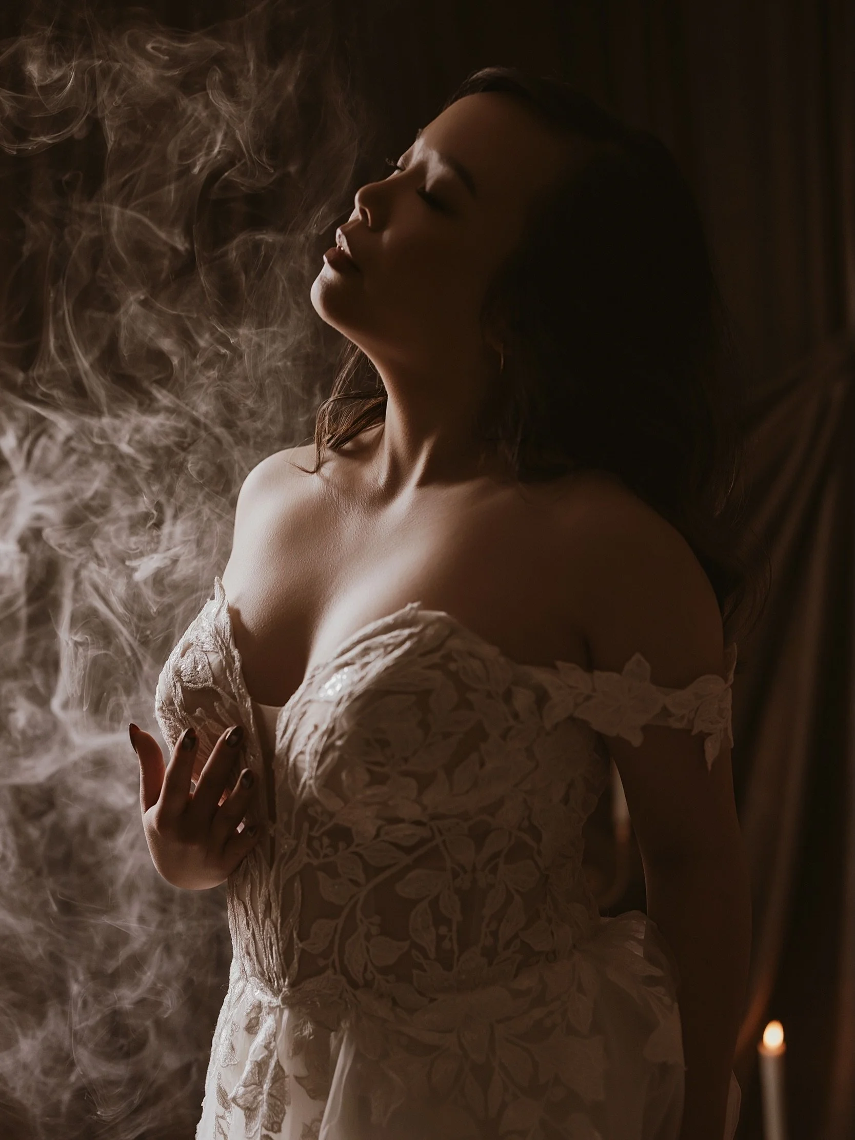 This is your sign to bring your wedding dress to your bridal boudoir session 🔥

This sweet soul got hitched this month and I can finally post these photos and celebrate her! 

Congratulations cutie and thank you for entrusting me to capture your ste