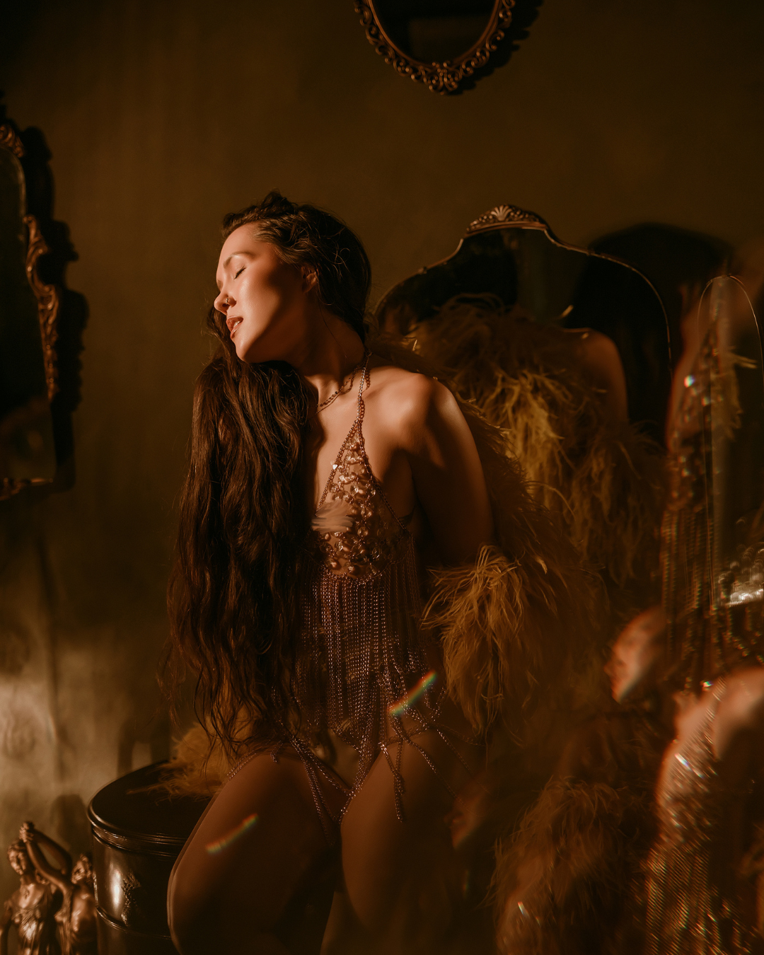 Vancouver Boudoir Session - Renaissance Inspired