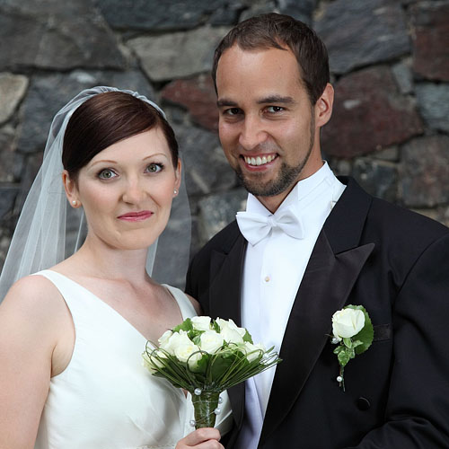 Wedding picture, wedding portrait. Photographer Janne Laaksonen, Riihimäki