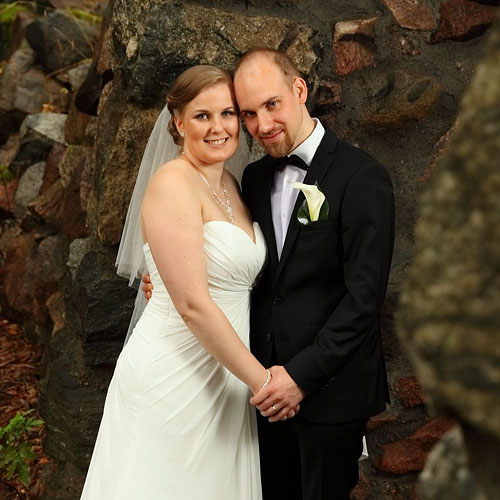 Wedding picture, wedding portrait. Photographer Janne Laaksonen, Riihimäki