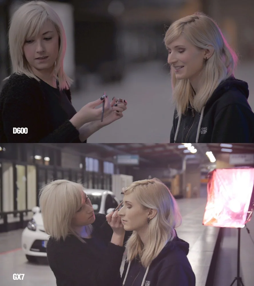 Shooting a video with two very different cams… the Panasonic GX7 and Nikon D600