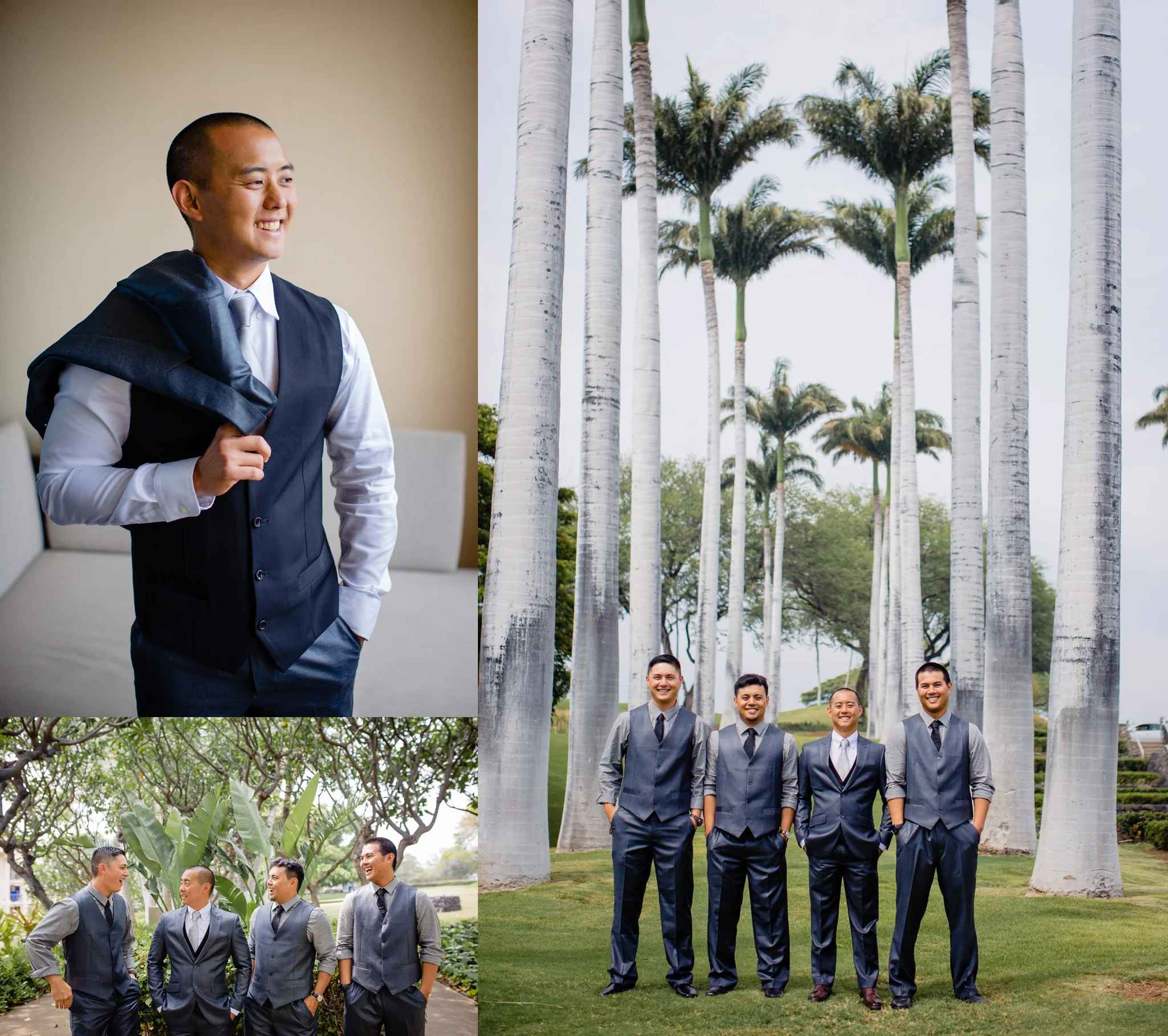 groom and his groomsmen
