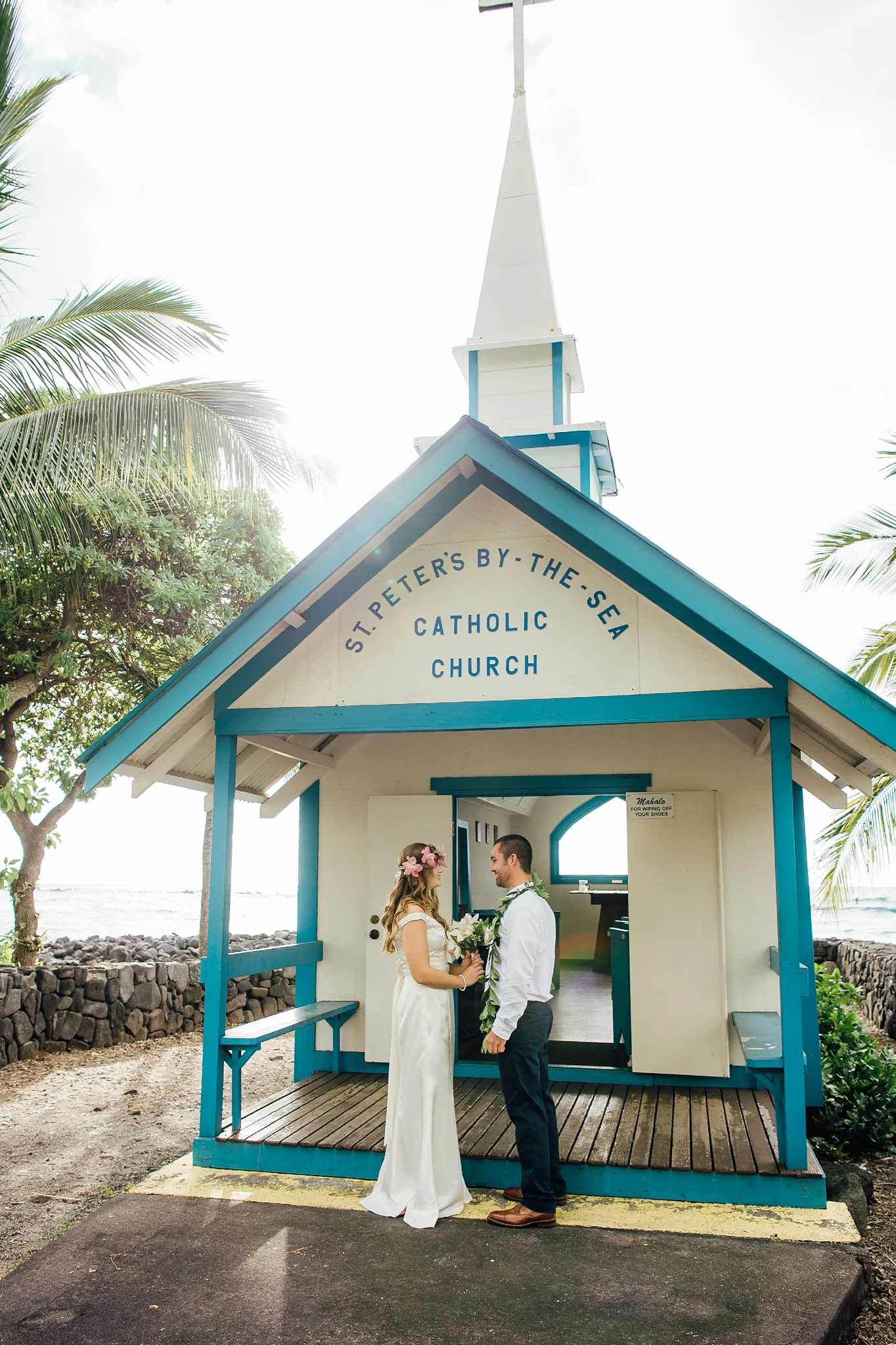 St Peters by the Sea Church in Kona for Weddings and Elopements