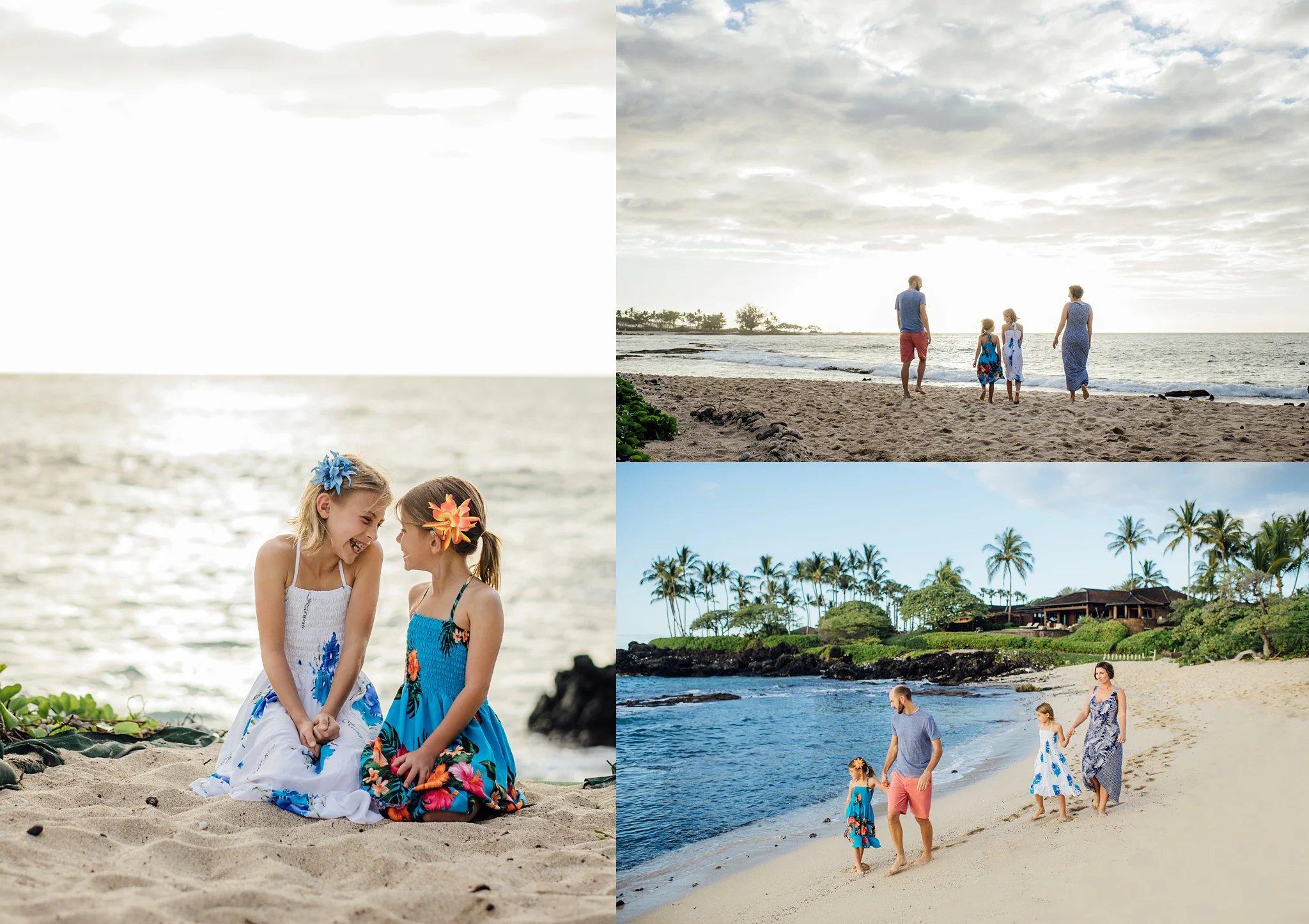 family photography session in Kukio