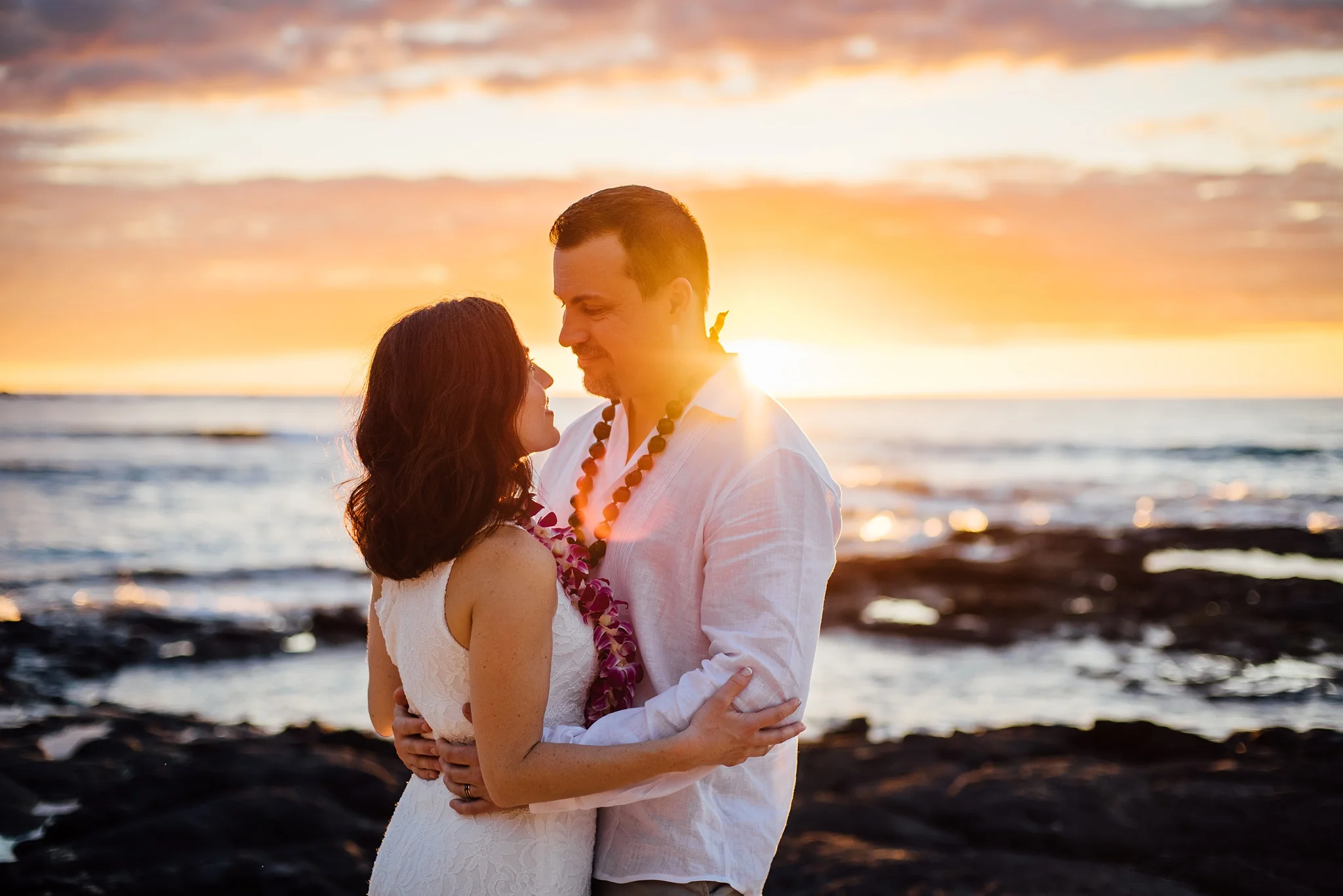 Big Island Wedding Photography at Kukio Beach