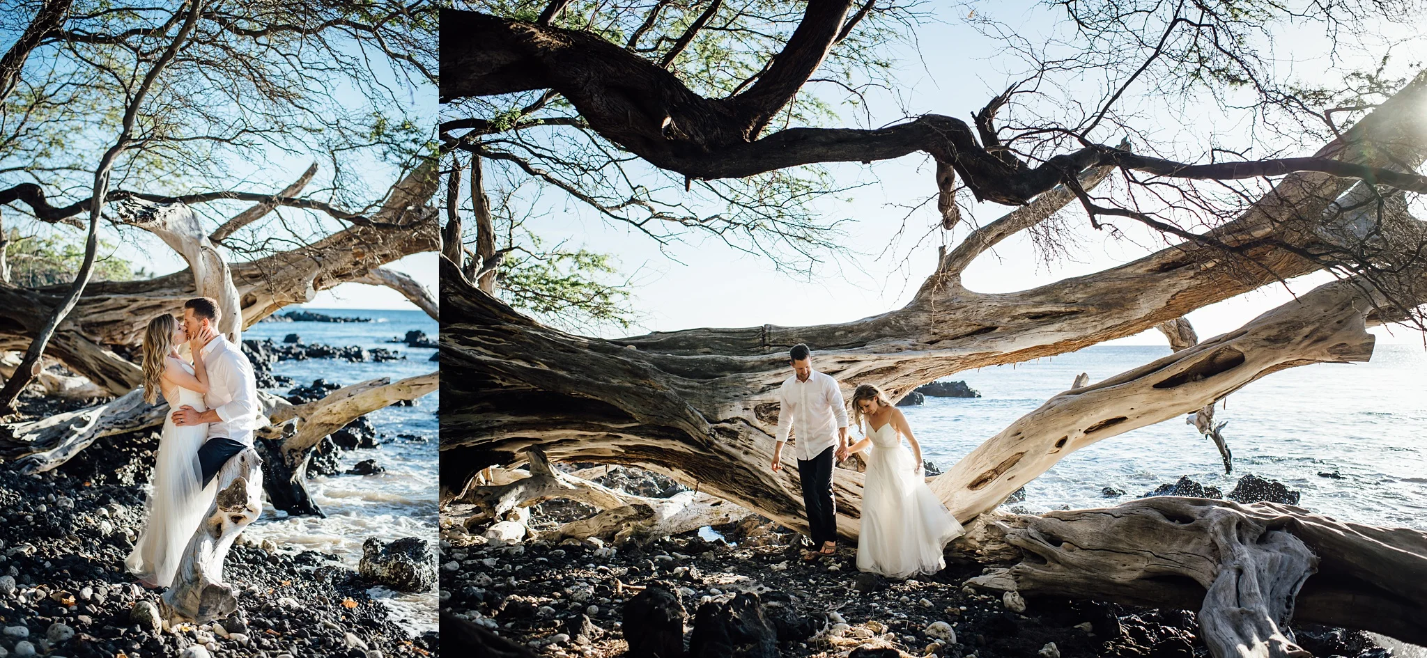 hawaii adventure elopement in kona