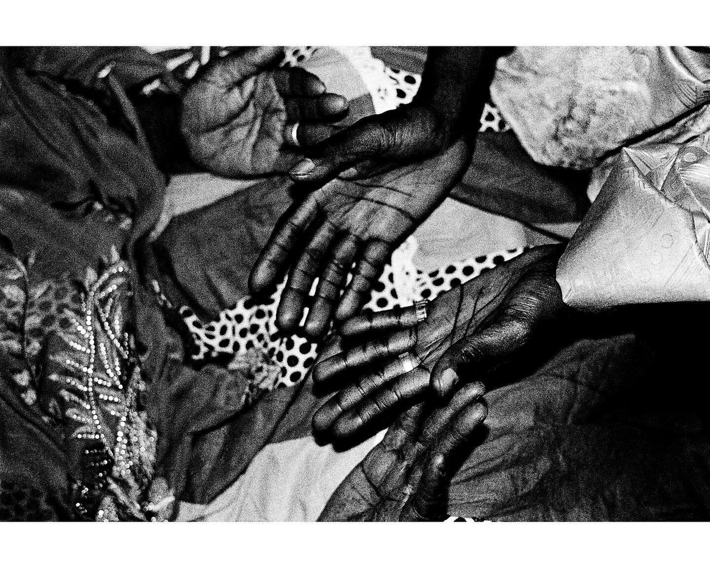 Hands, Kofaye and his mother, Dakar

Kofaye: &ldquo;Whenever I leave Senegal to come back to Germany and end my holidays I always see my mother. It is a quality for me. 
It&rsquo;s like a meditation time for both of us. We connect and somehow it feel