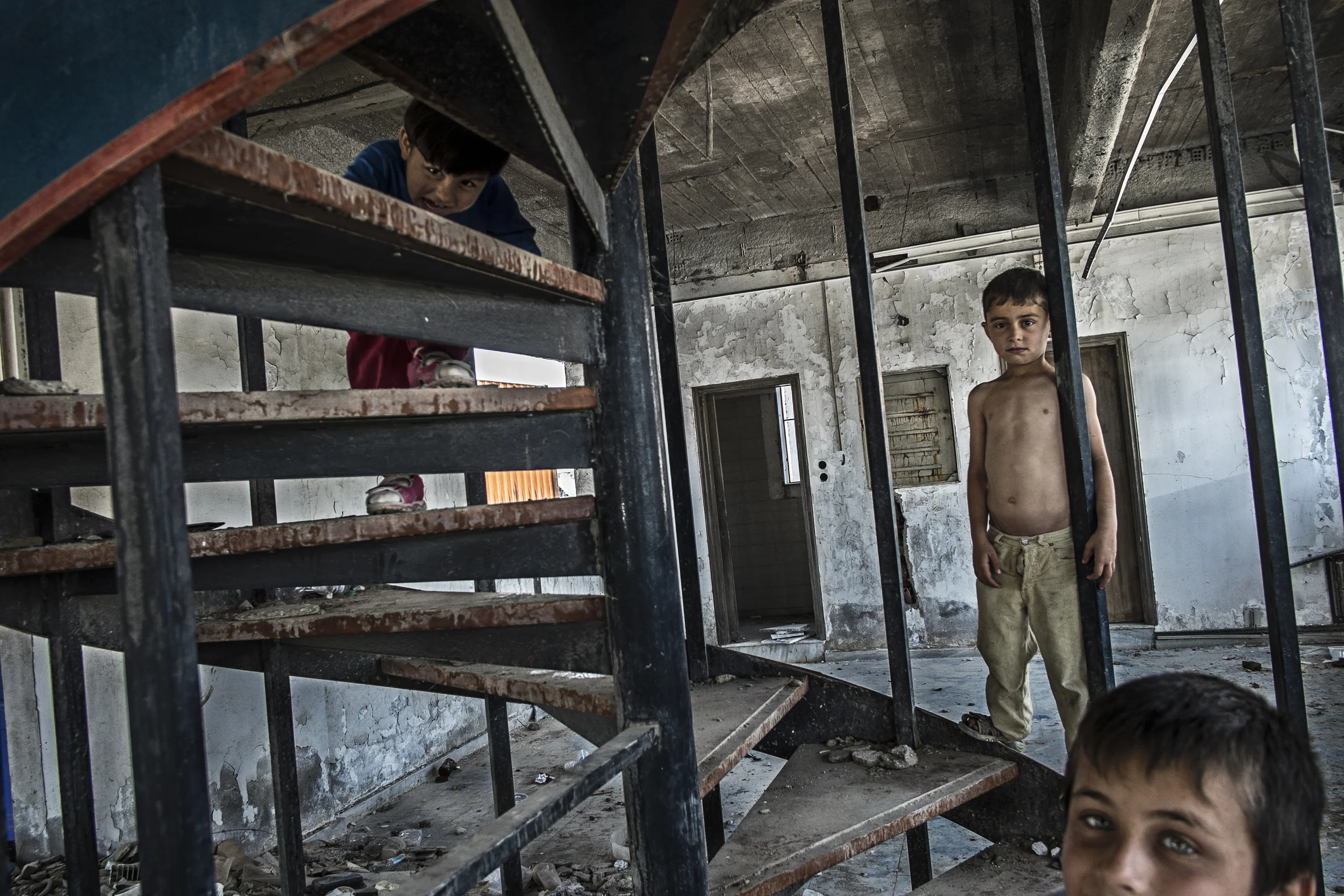 Refugee children in Greece