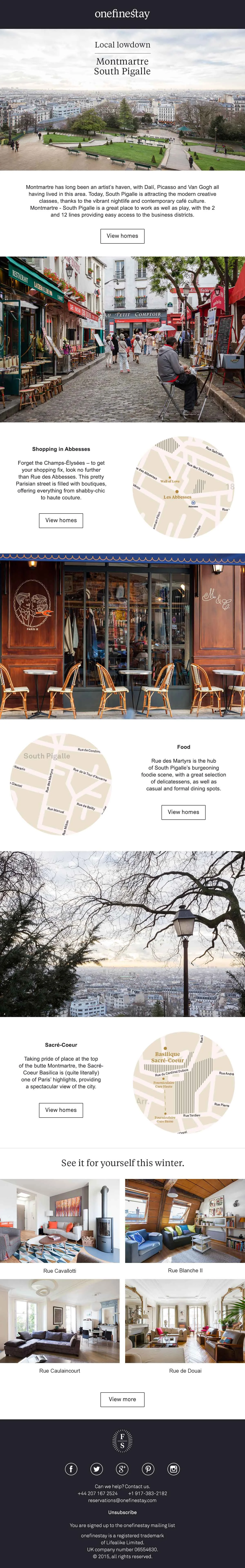 Paris neighbourhood newsletter