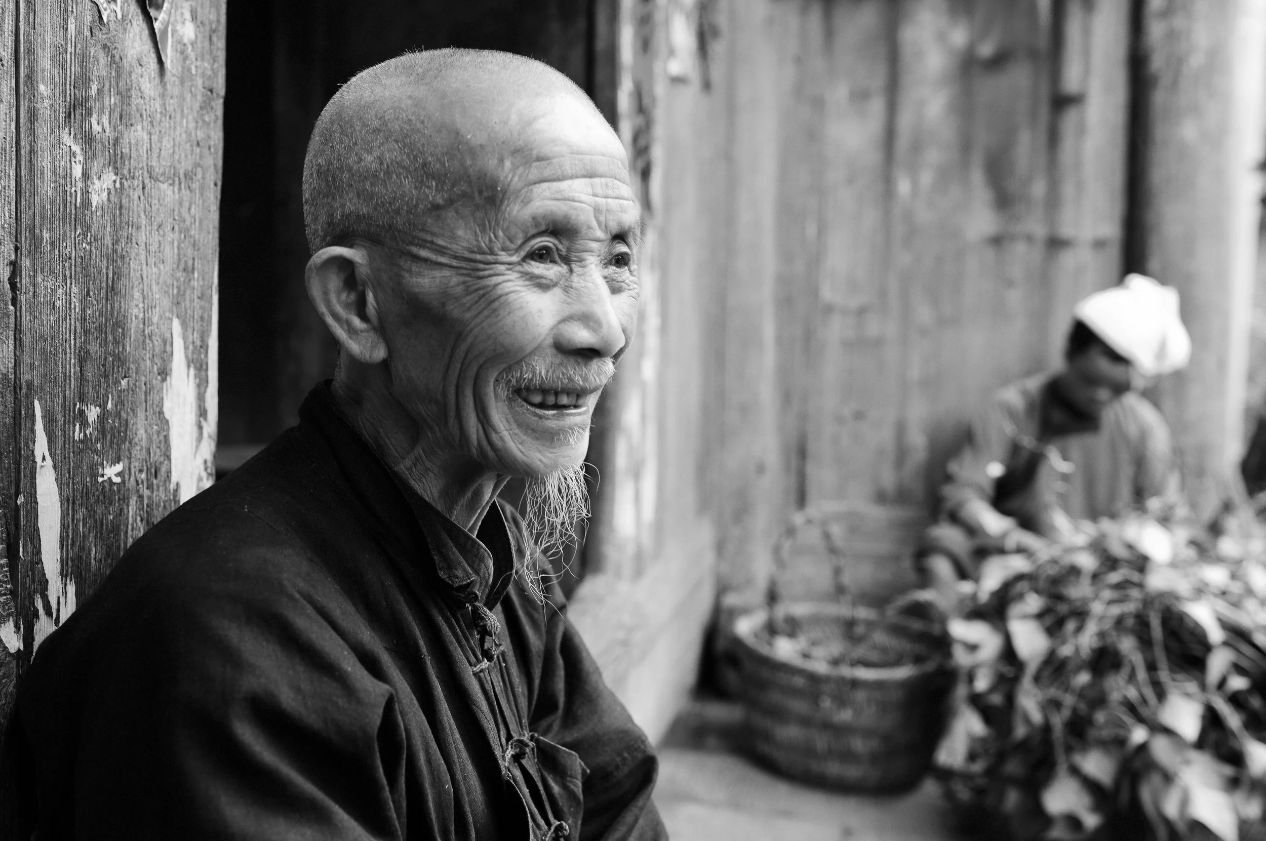 Yang, aged 81, has lived all his life in his 200 year old home.