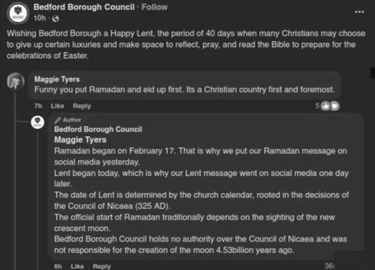 ramadan, lent, and the council which didn’t create the moon