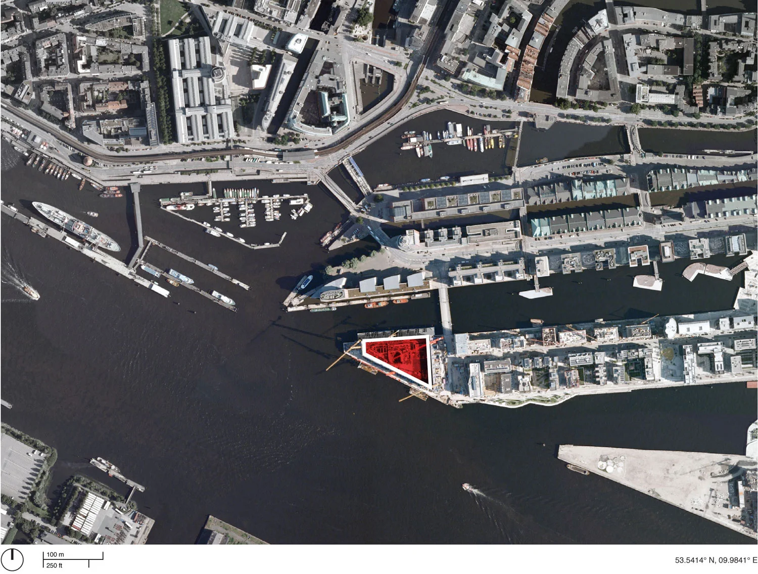 Hamburg / Aerial Site Plan